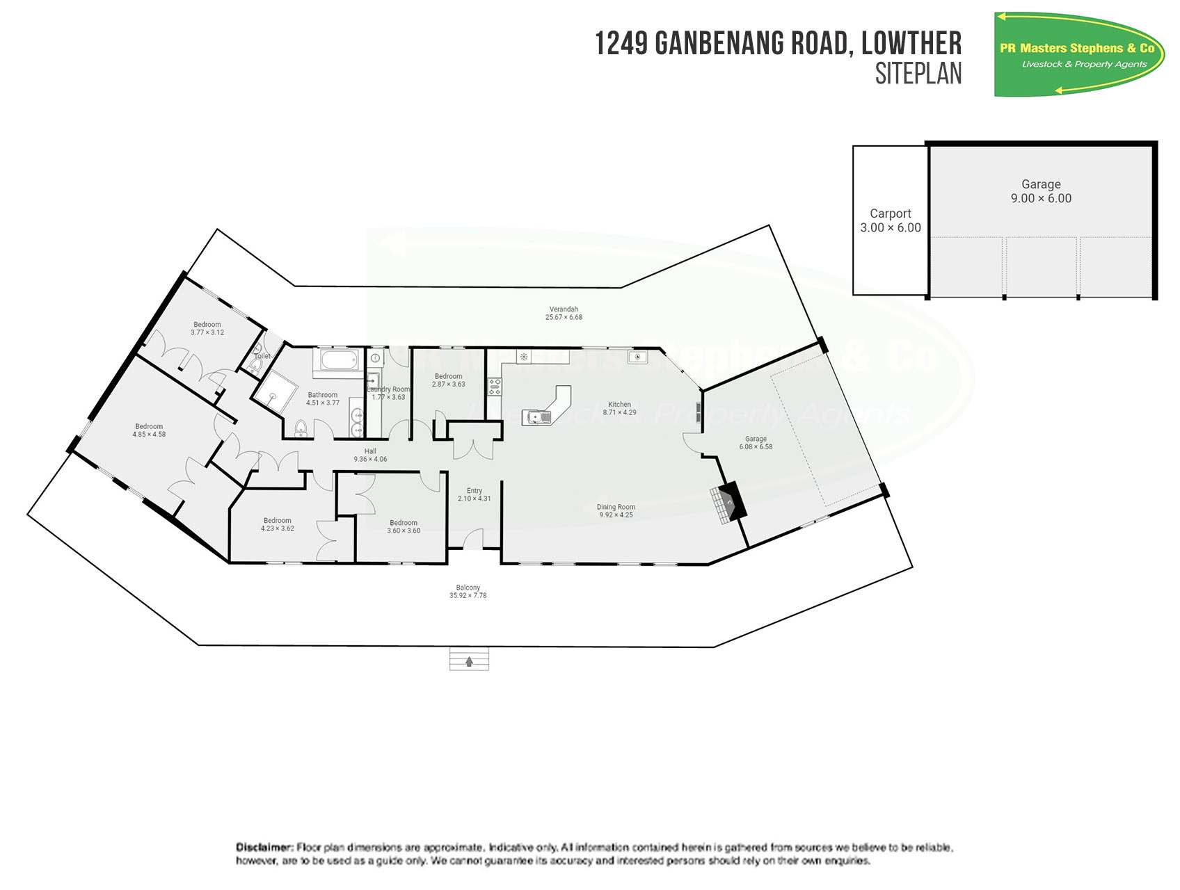 1249 Ganbenang Road, Lowther For Sale by Farmbuy.com - floorplan 1