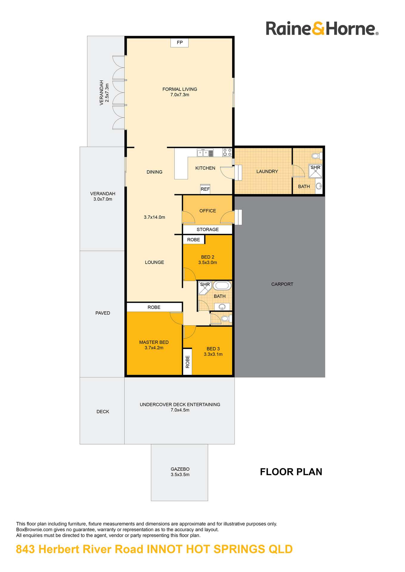 843 Herbert River Road, Innot Hot Springs For Sale by Farmbuy.com - floorplan 1
