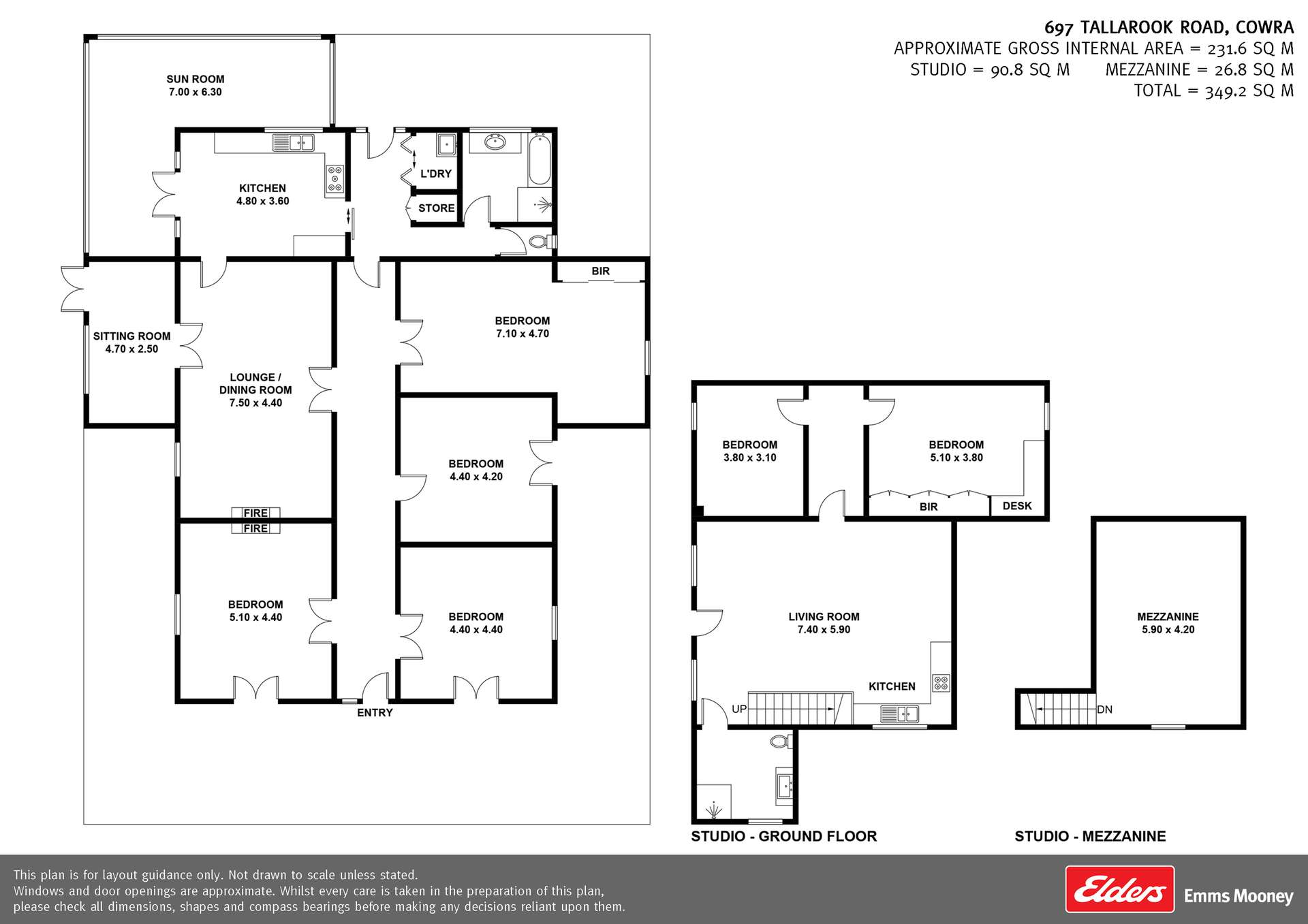 697 Tallarook Road, Cowra Auction by Farmbuy.com - floorplan 1