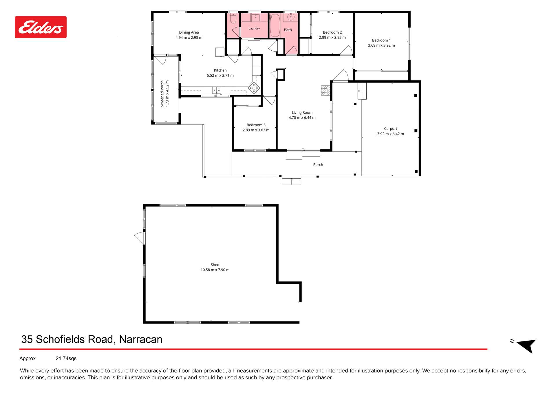 35 Schofields Road, Narracan For Sale by Farmbuy.com - floorplan 1