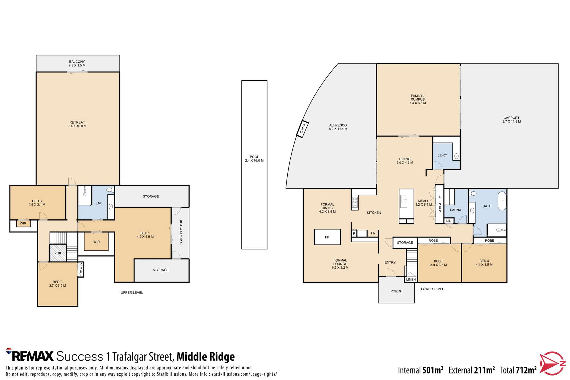 1 Trafalgar Street, Middle Ridge For Sale by Farmbuy.com - floorplan 1