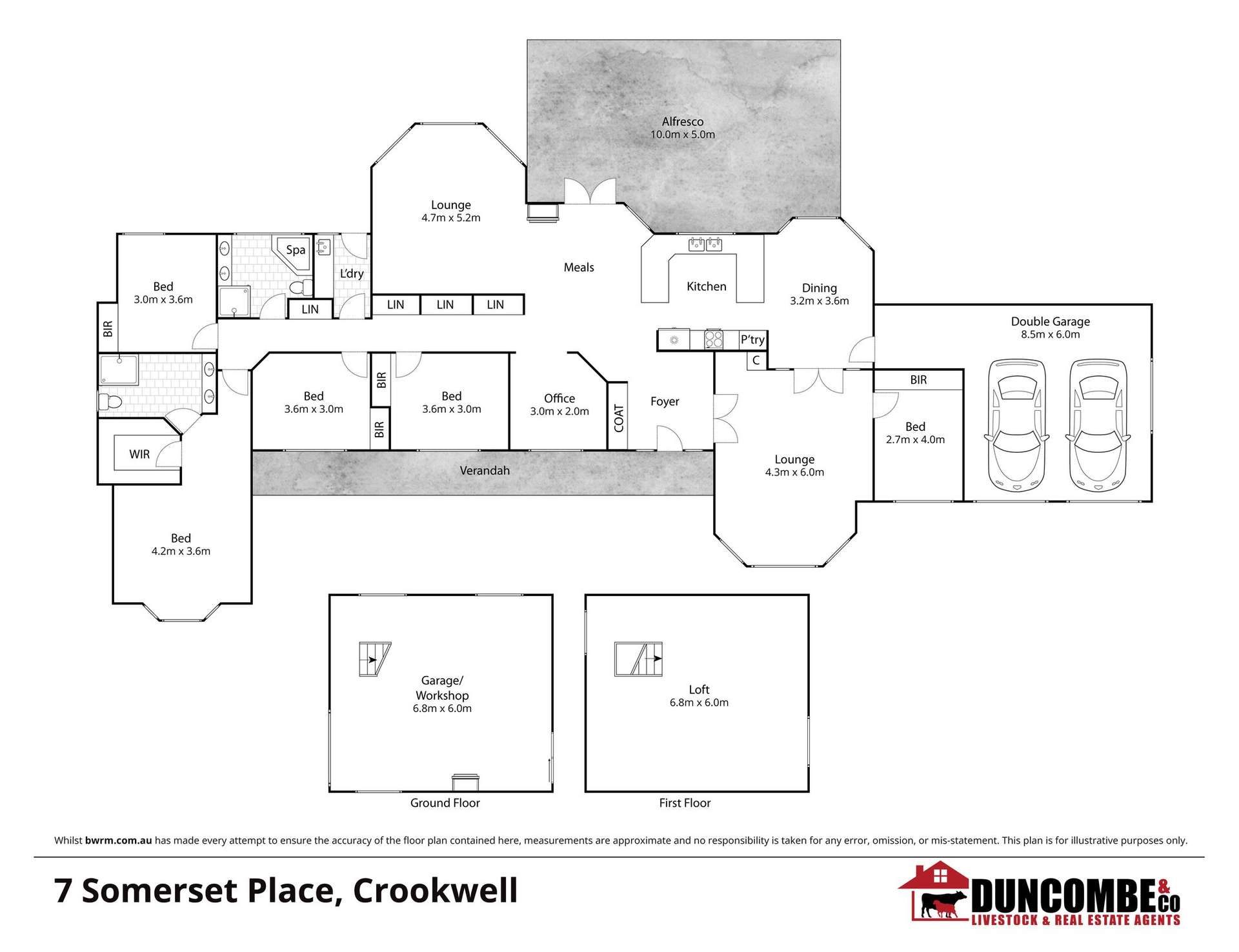 7 Somerset Place, Crookwell For Sale by Farmbuy.com - floorplan 1