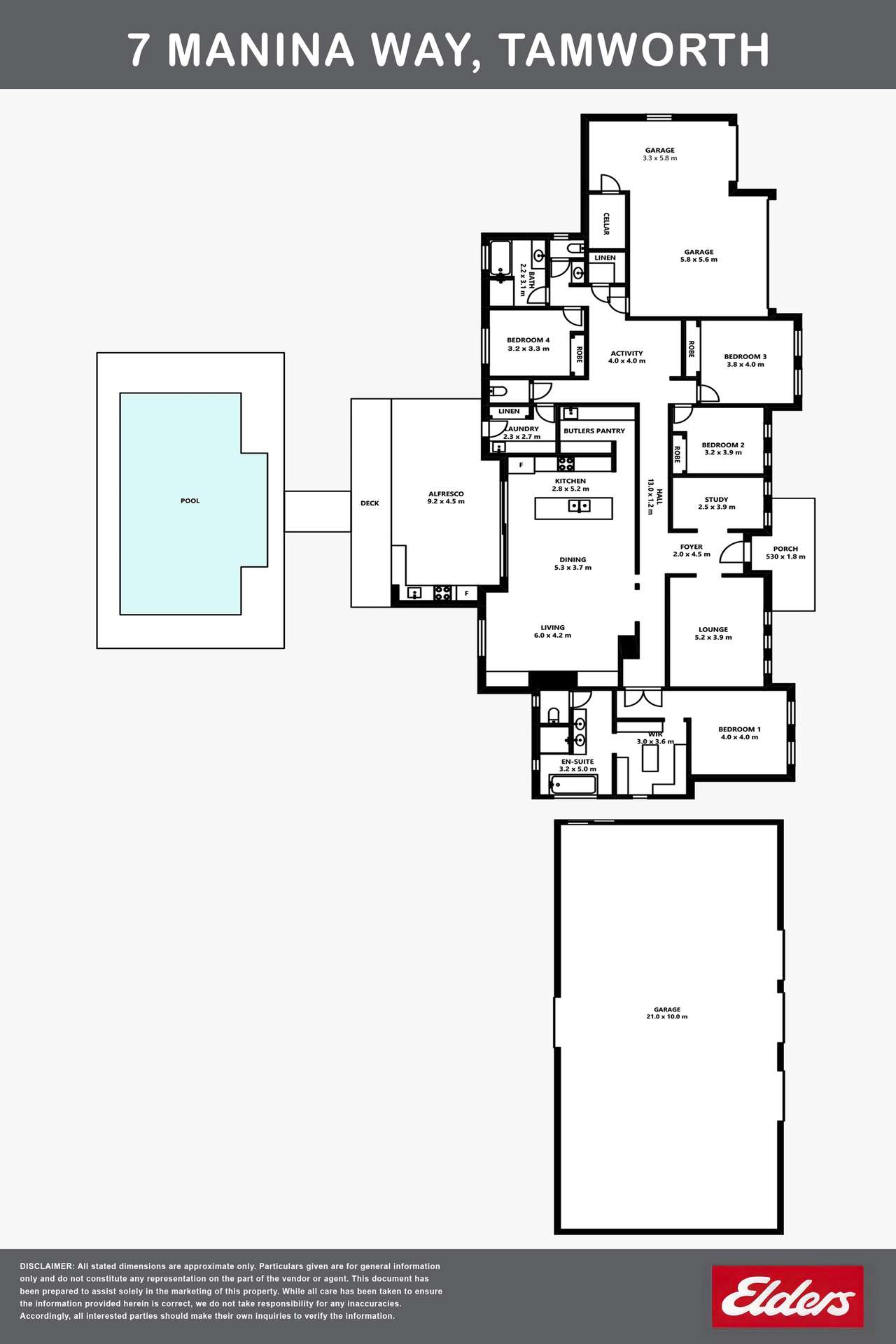7 Manina Way, Tamworth Auction by Farmbuy.com - floorplan 1