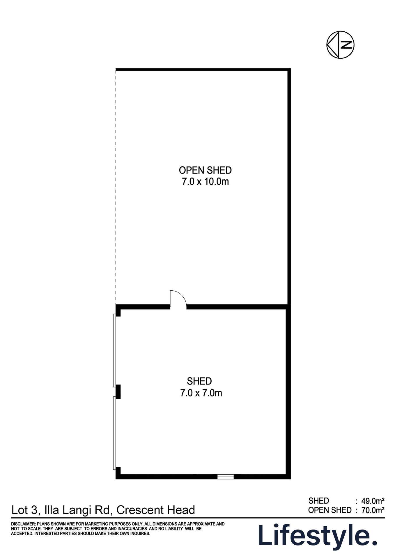 Lot 8,  Maria River Road, Crescent Head For Sale by Farmbuy.com - floorplan 1