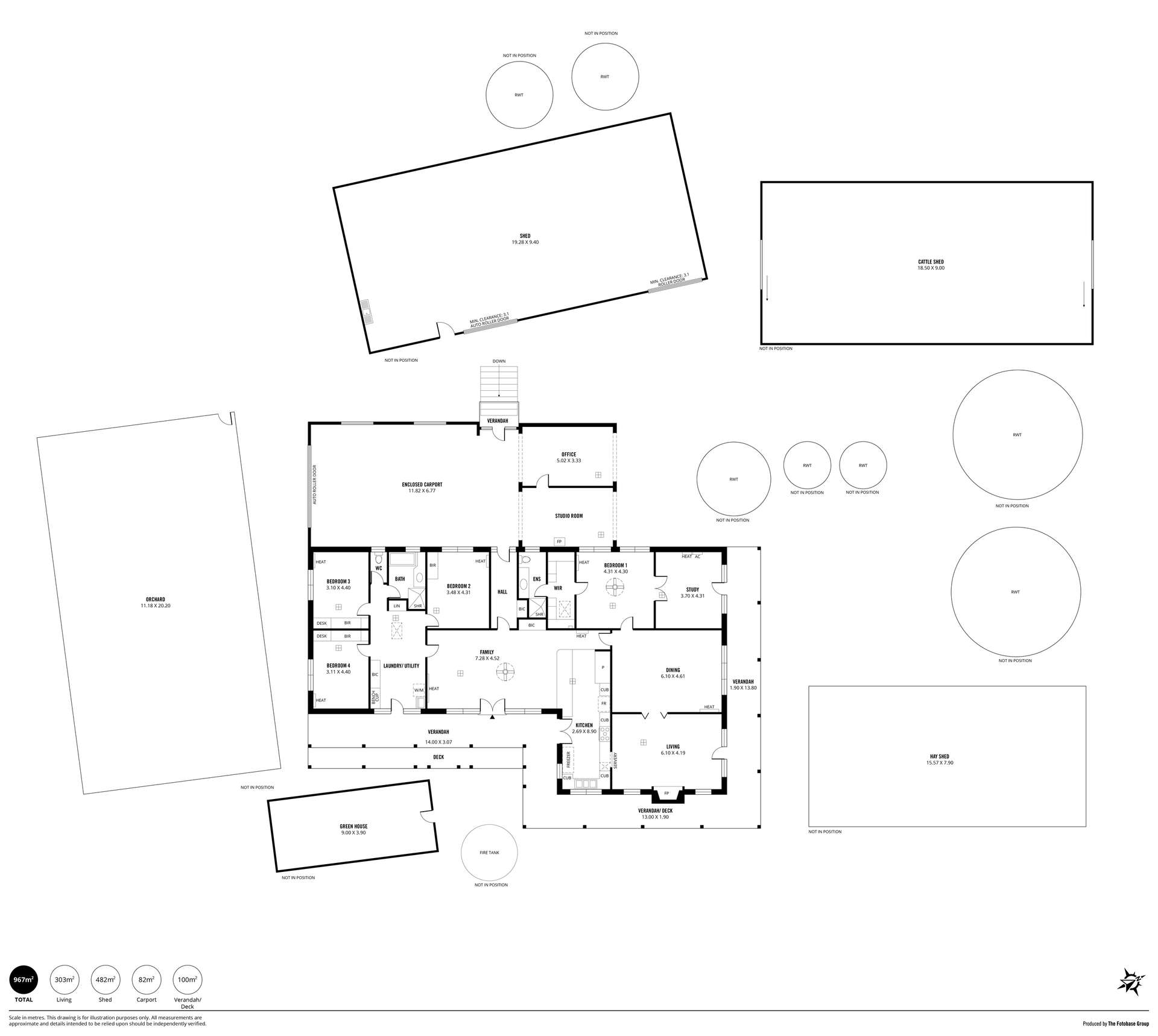 109 Quines Road, Echunga For Sale by Farmbuy.com - floorplan 1