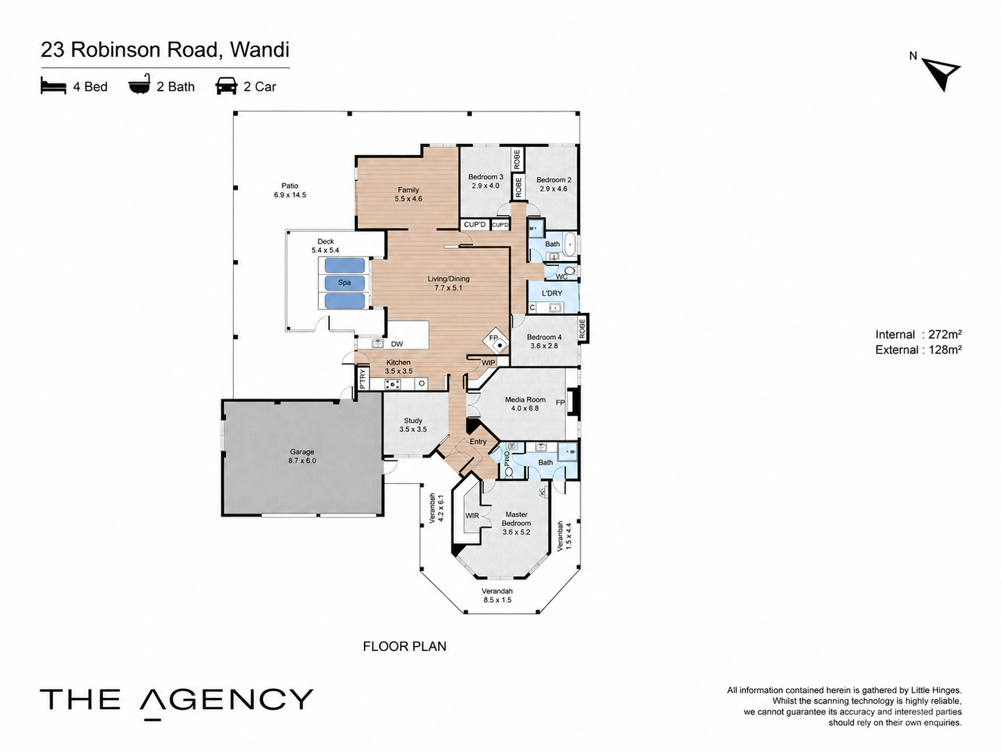 23 Robinson Road, Wandi For Sale by Farmbuy.com - floorplan 1