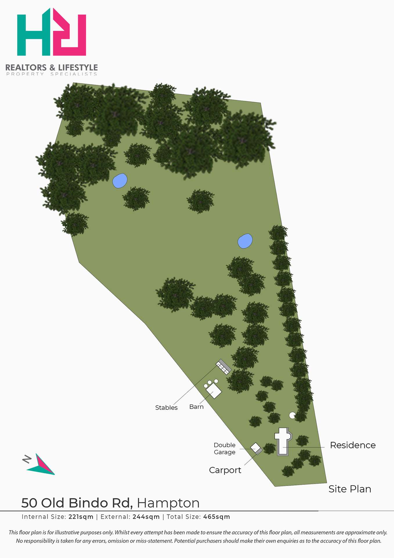 50 Old Bindo Road, Hampton For Sale by Farmbuy.com - floorplan 2