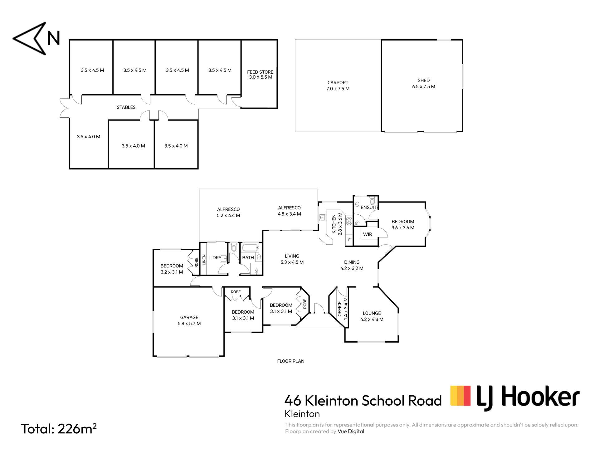46 Kleinton School Road, Kleinton For Sale by Farmbuy.com - floorplan 1