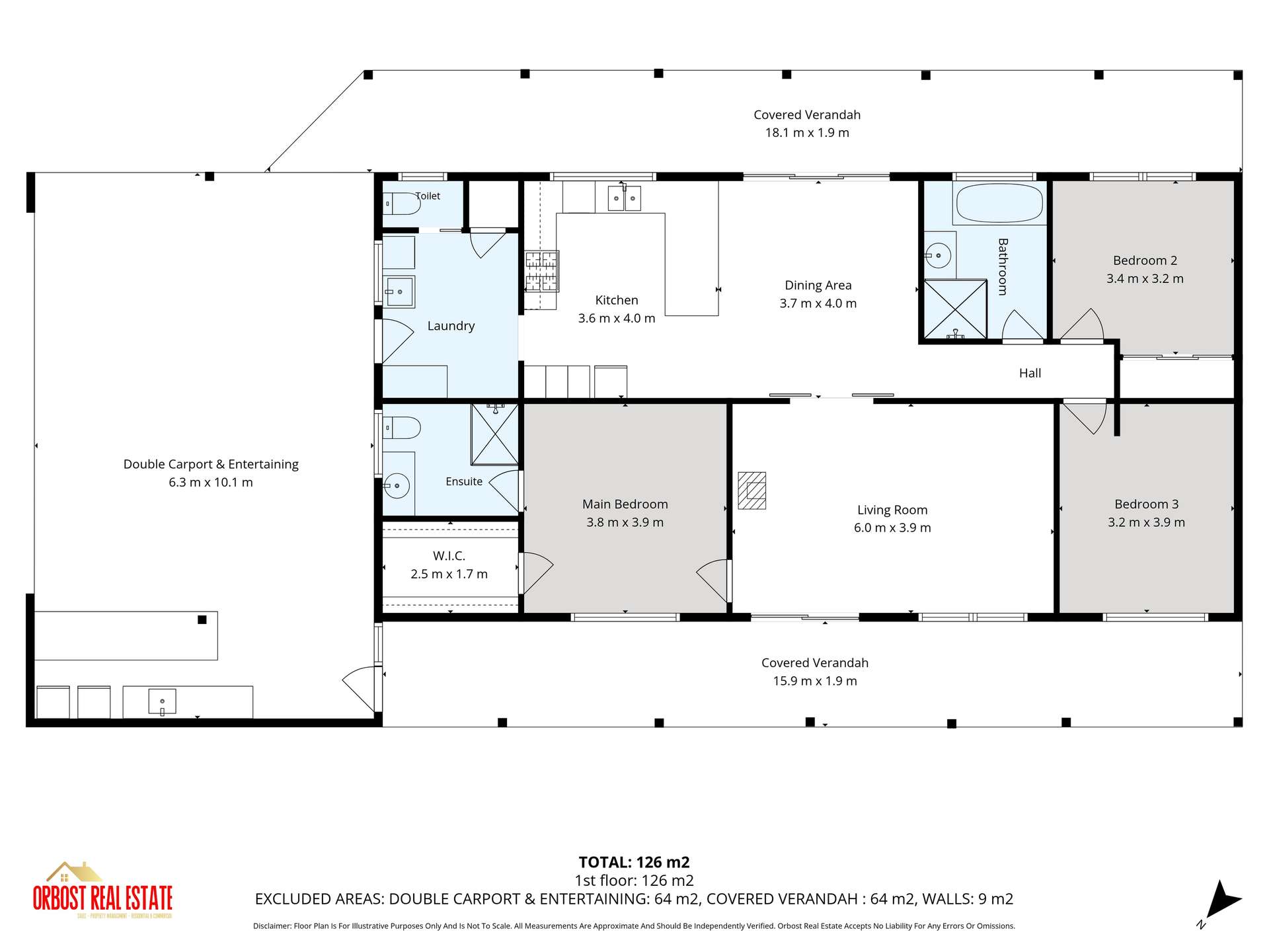 141 Prestons Road, Newmerella For Sale by Farmbuy.com - floorplan 1