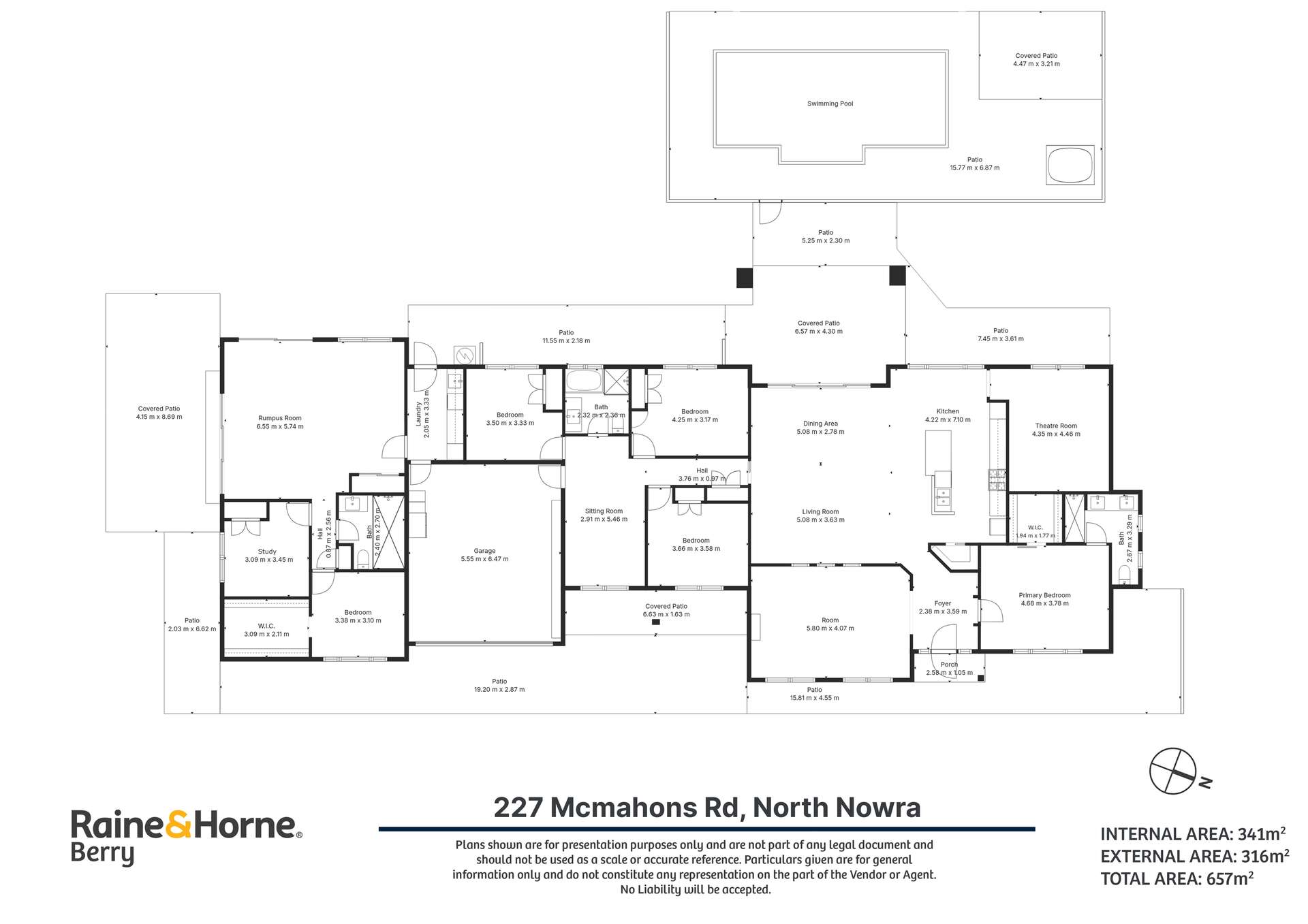 227 Mcmahons Road, North Nowra For Sale by Farmbuy.com - floorplan 1