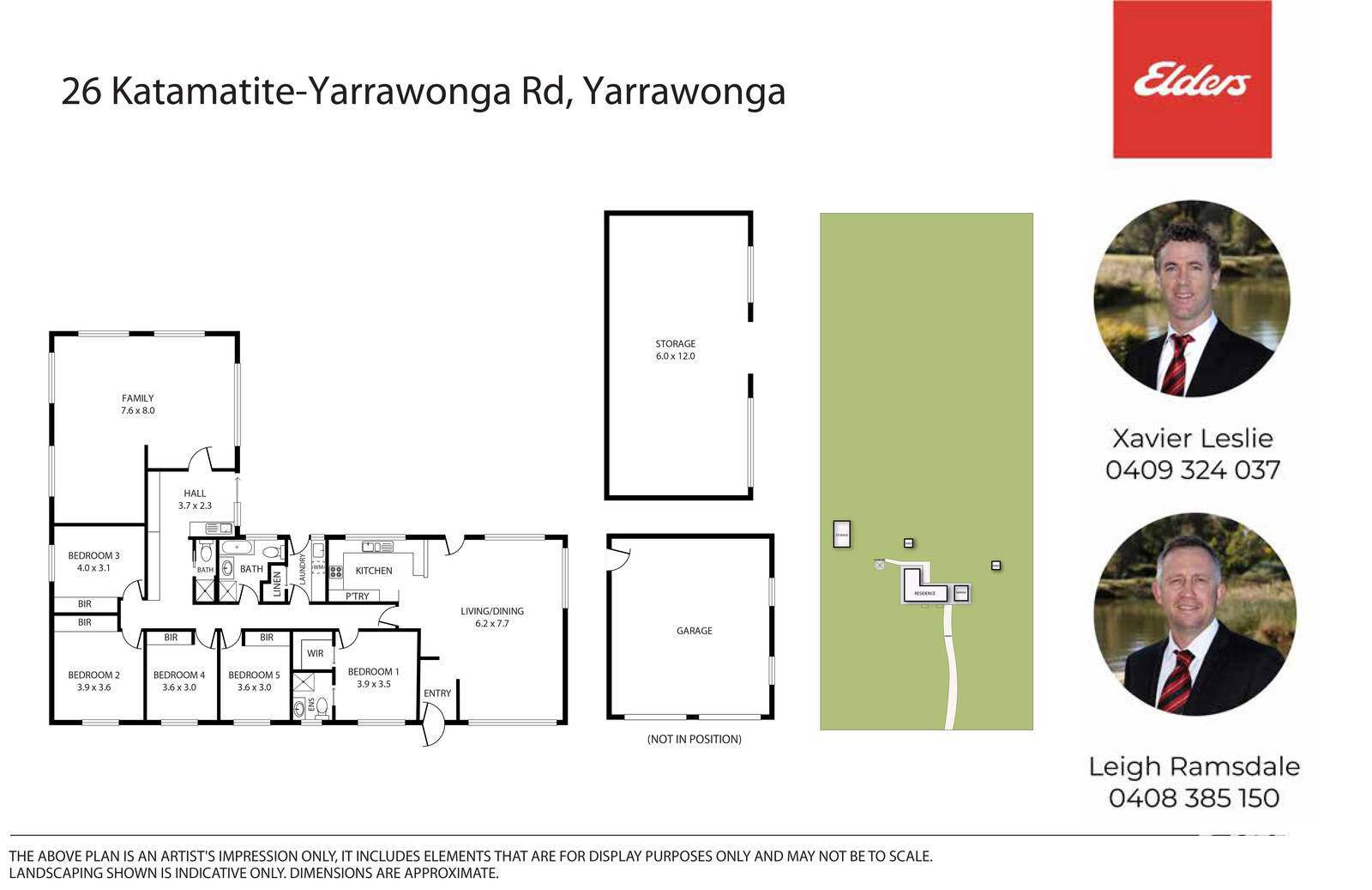 26 Katamatite - Yarrawonga Road, Yarrawonga For Sale by Farmbuy.com - floorplan 1