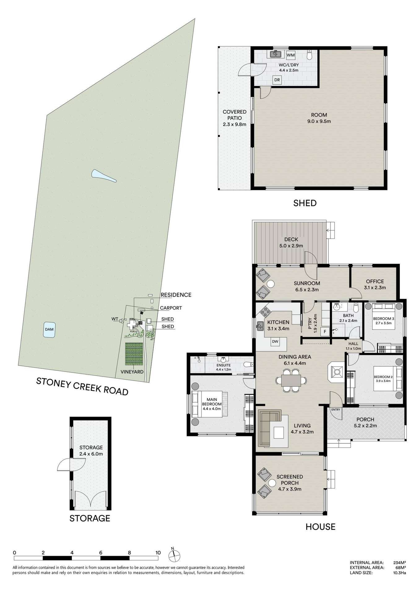 161 Stoney Creek Road, Mudgee For Sale by Farmbuy.com - floorplan 1