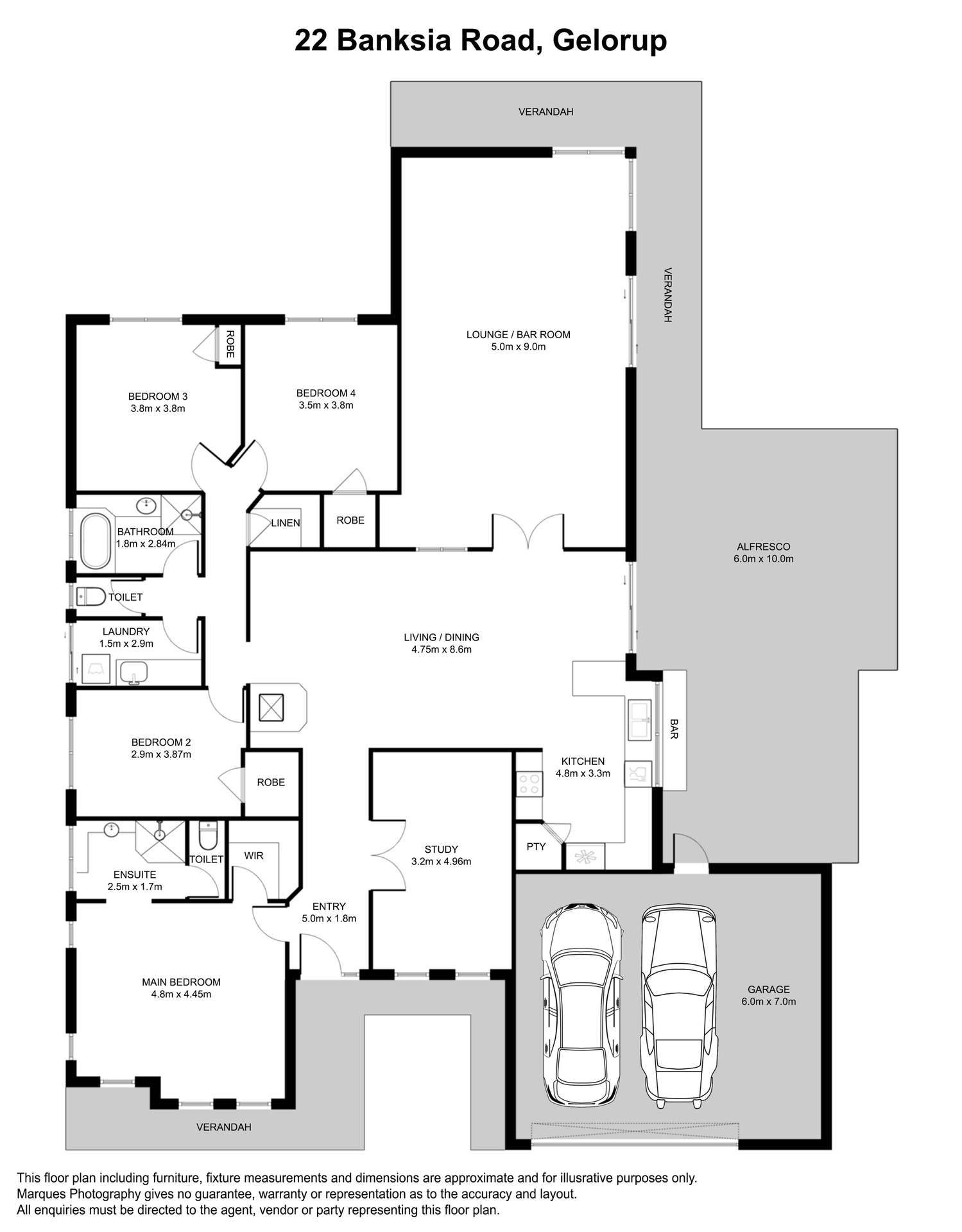 22 Banksia Road, Gelorup For Sale by Farmbuy.com - floorplan 1