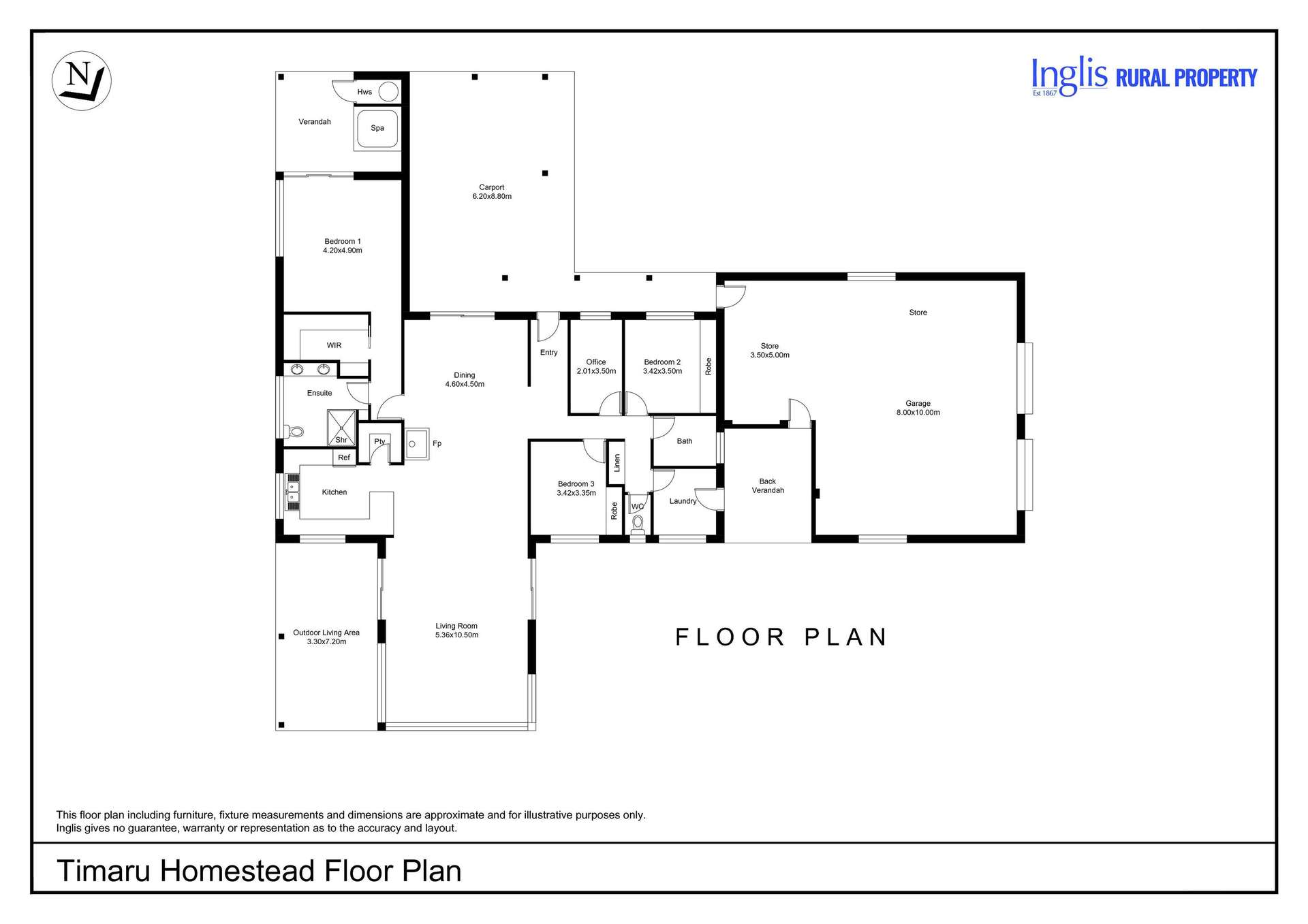 146 Timaru Road, Harden For Sale by Farmbuy.com - floorplan 1