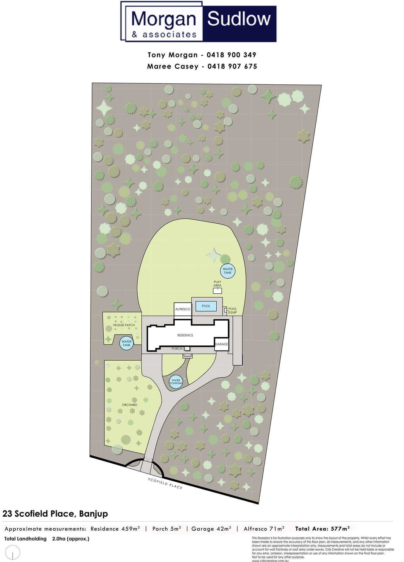 23 Scofield Place, Banjup For Sale by Farmbuy.com - floorplan 2