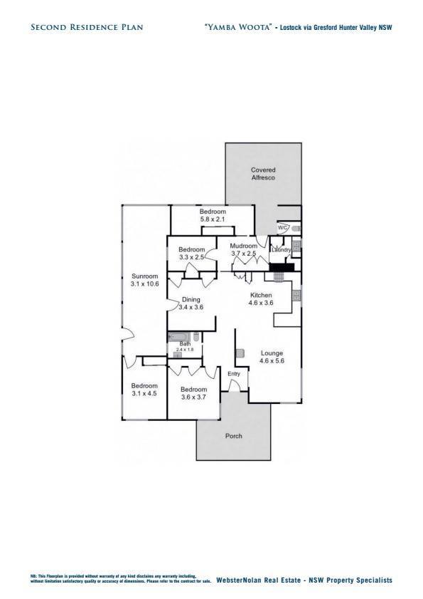 1800 Paterson River Road, Lostock Auction by Farmbuy.com - floorplan 1