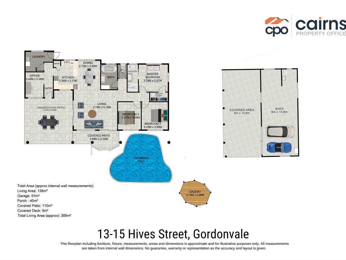13-15 Hives Street, Gordonvale For Sale by Farmbuy.com - floorplan 1