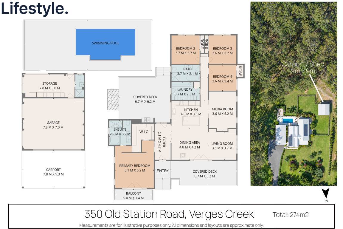 350 Old Station Road, Verges Creek For Sale by Farmbuy.com - floorplan 1