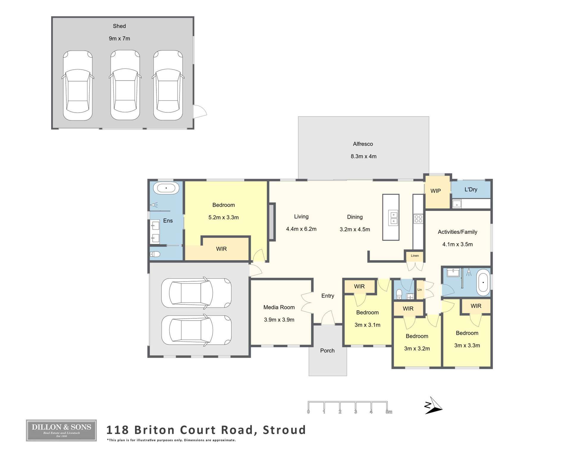 118 Briton Court Road, Stroud For Sale by Farmbuy.com - floorplan 1