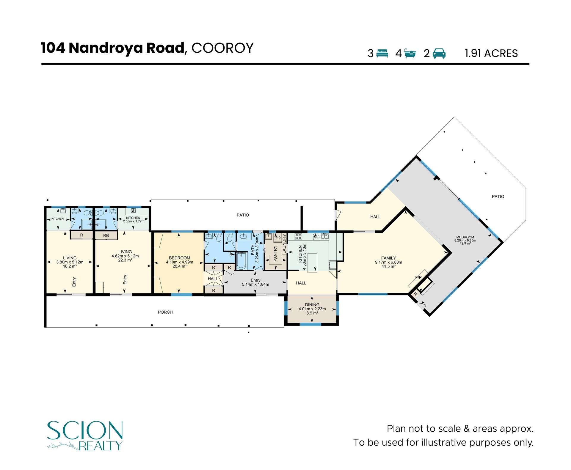 104 Nandroya Road, Cooroy Auction by Farmbuy.com - floorplan 1
