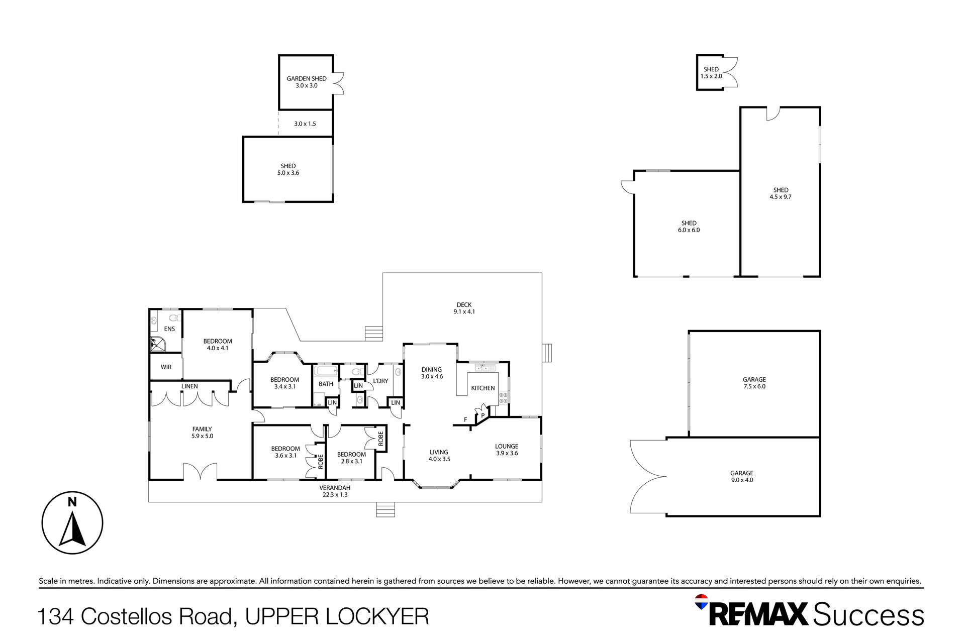 134 Costellos Road, Upper Lockyer For Sale by Farmbuy.com - floorplan 1