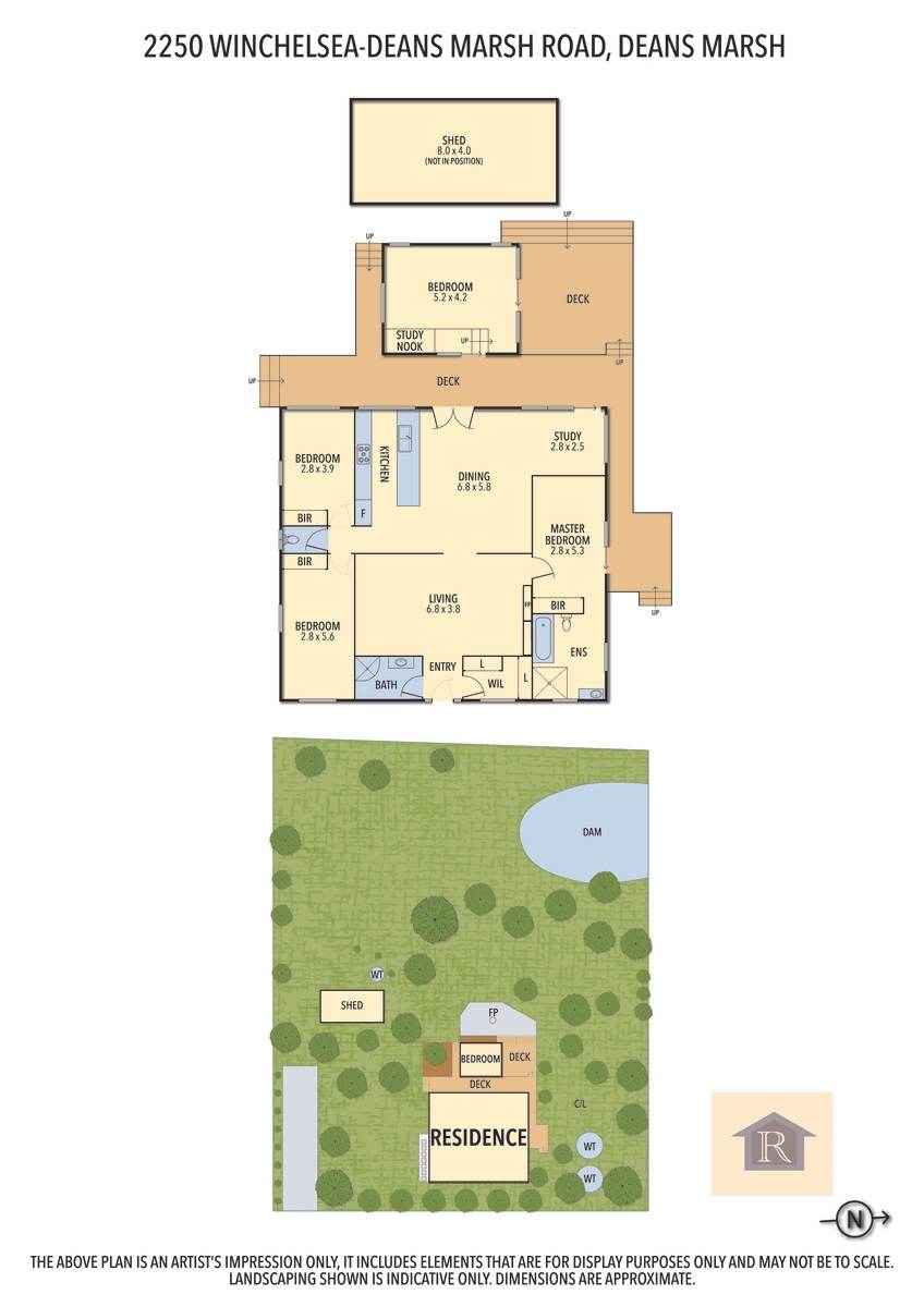 2250 Winchelsea-Deans Marsh Road, Deans Marsh For Sale by Farmbuy.com - floorplan 1