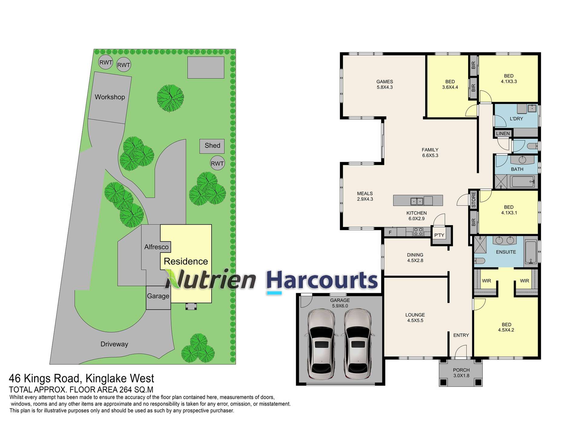 46 Kings Road, Kinglake West For Sale by Farmbuy.com - floorplan 1
