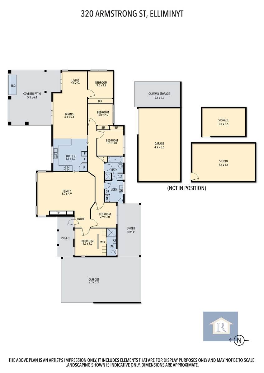 320 Armstrong Street, Elliminyt For Sale by Farmbuy.com - floorplan 1
