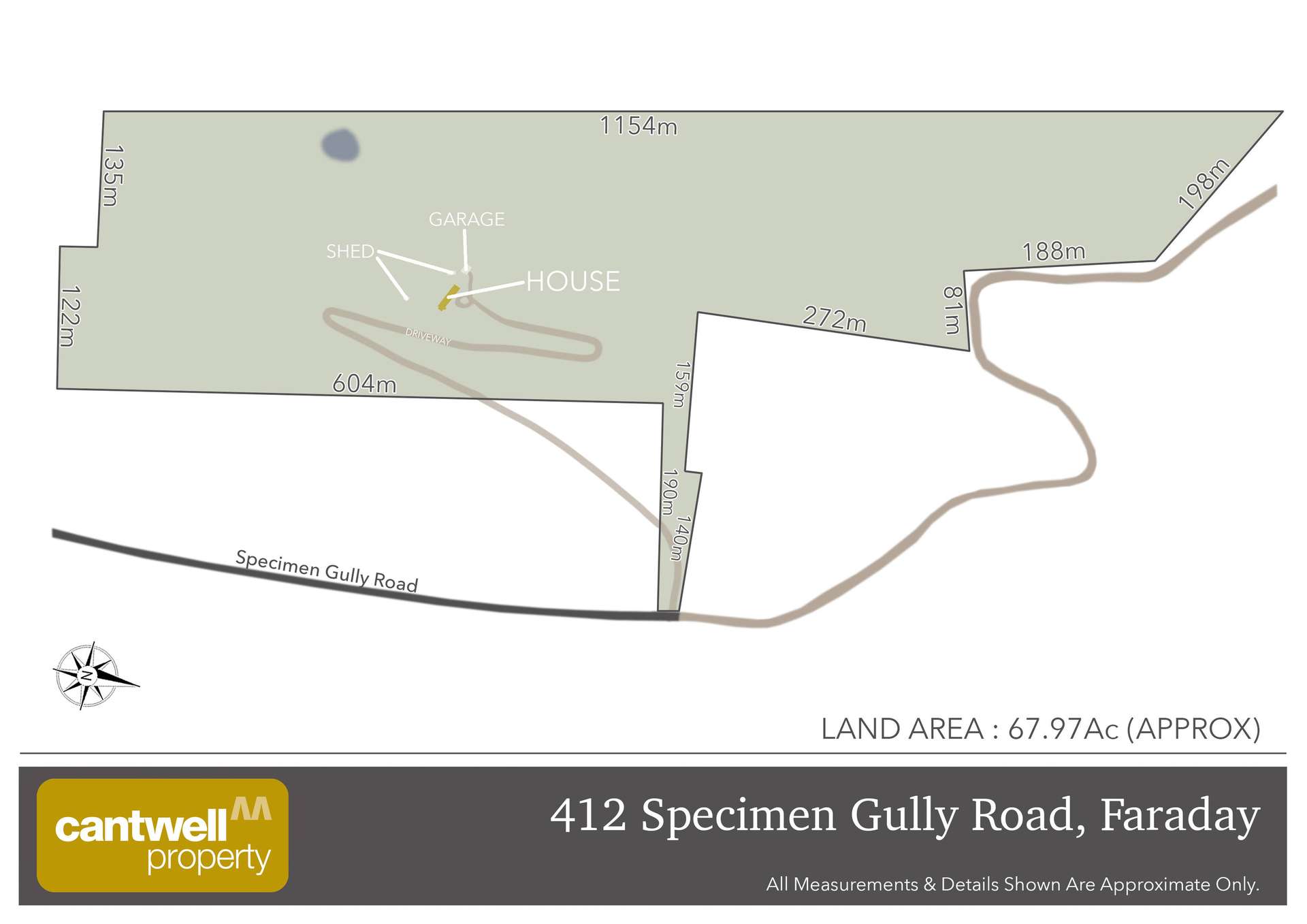 412 Specimen Gully Road, Faraday For Sale by Farmbuy.com - floorplan 2