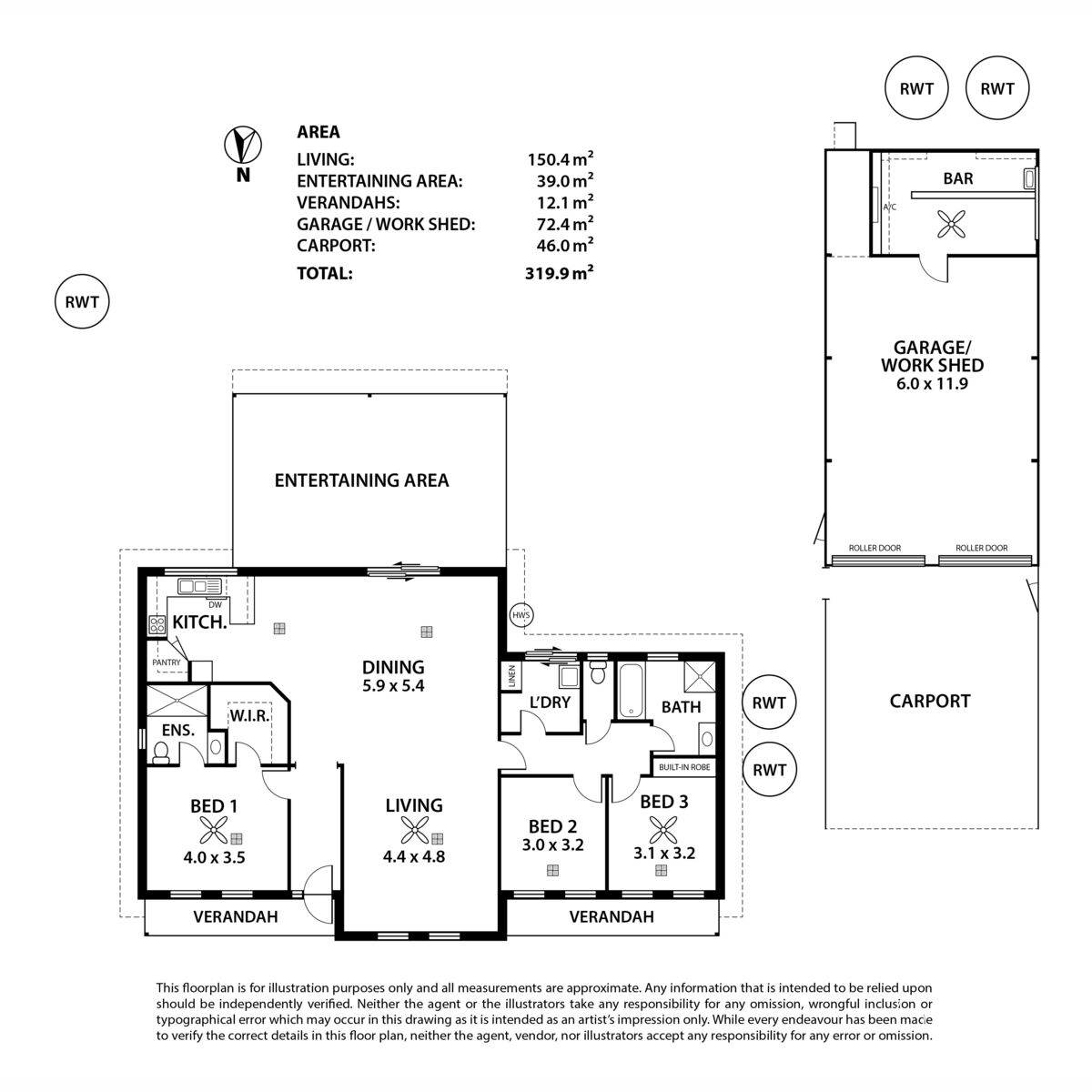 33 Ibis Drive, Mannum For Sale by Farmbuy.com - floorplan 1