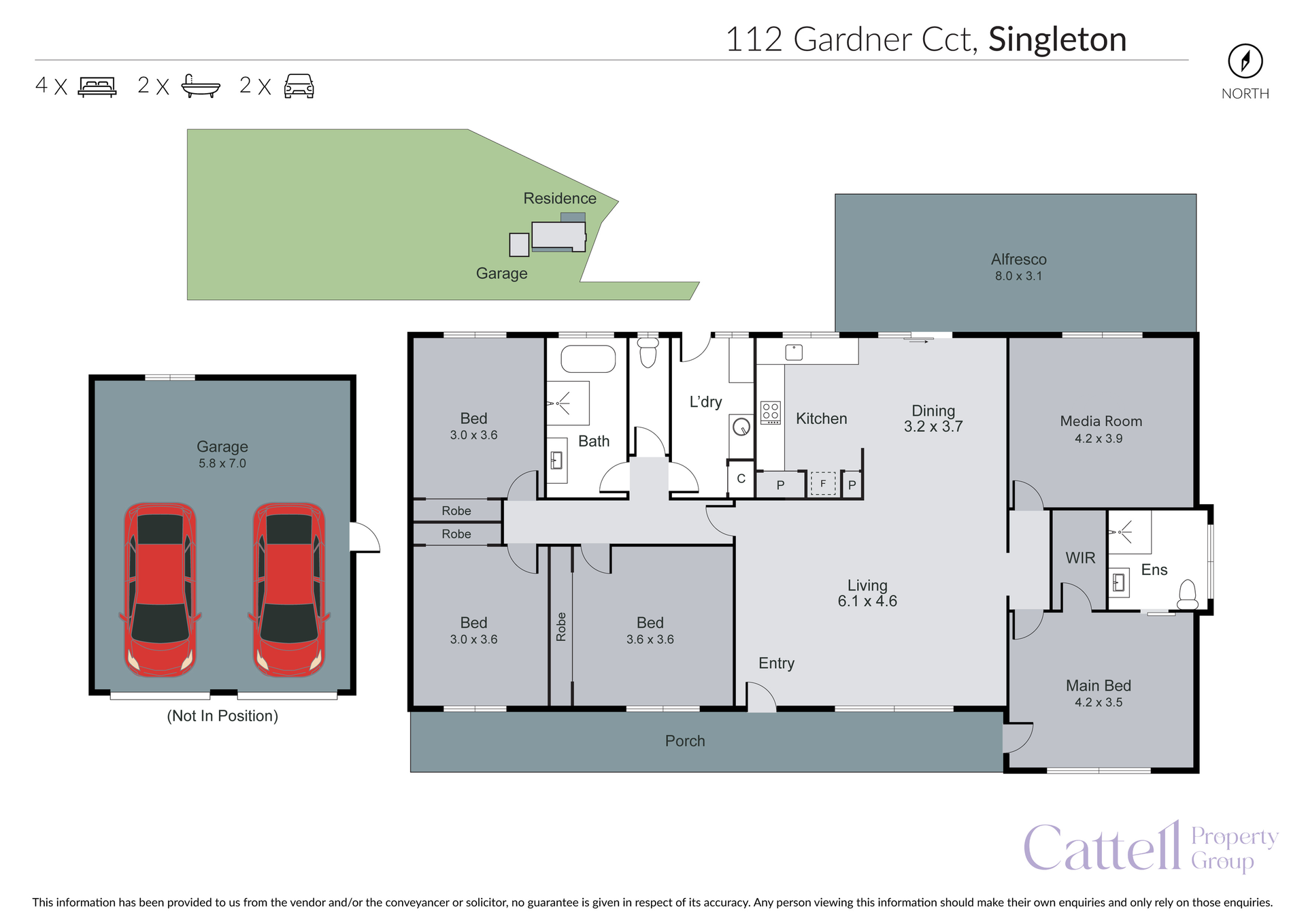 112 Gardner Circuit, Singleton For Sale by Farmbuy.com - floorplan 1