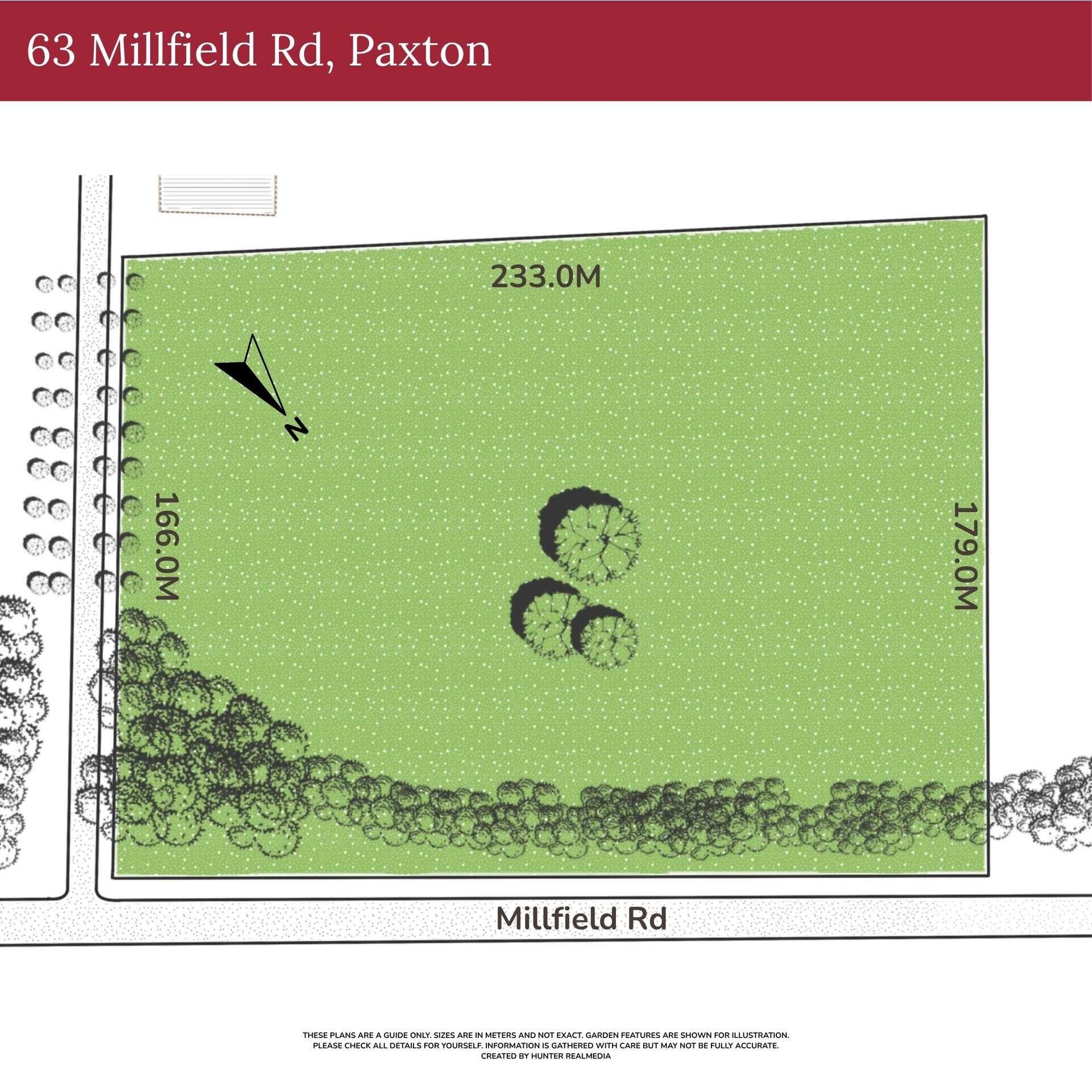 63 Millfield Road, Paxton For Sale by Farmbuy.com - floorplan 1