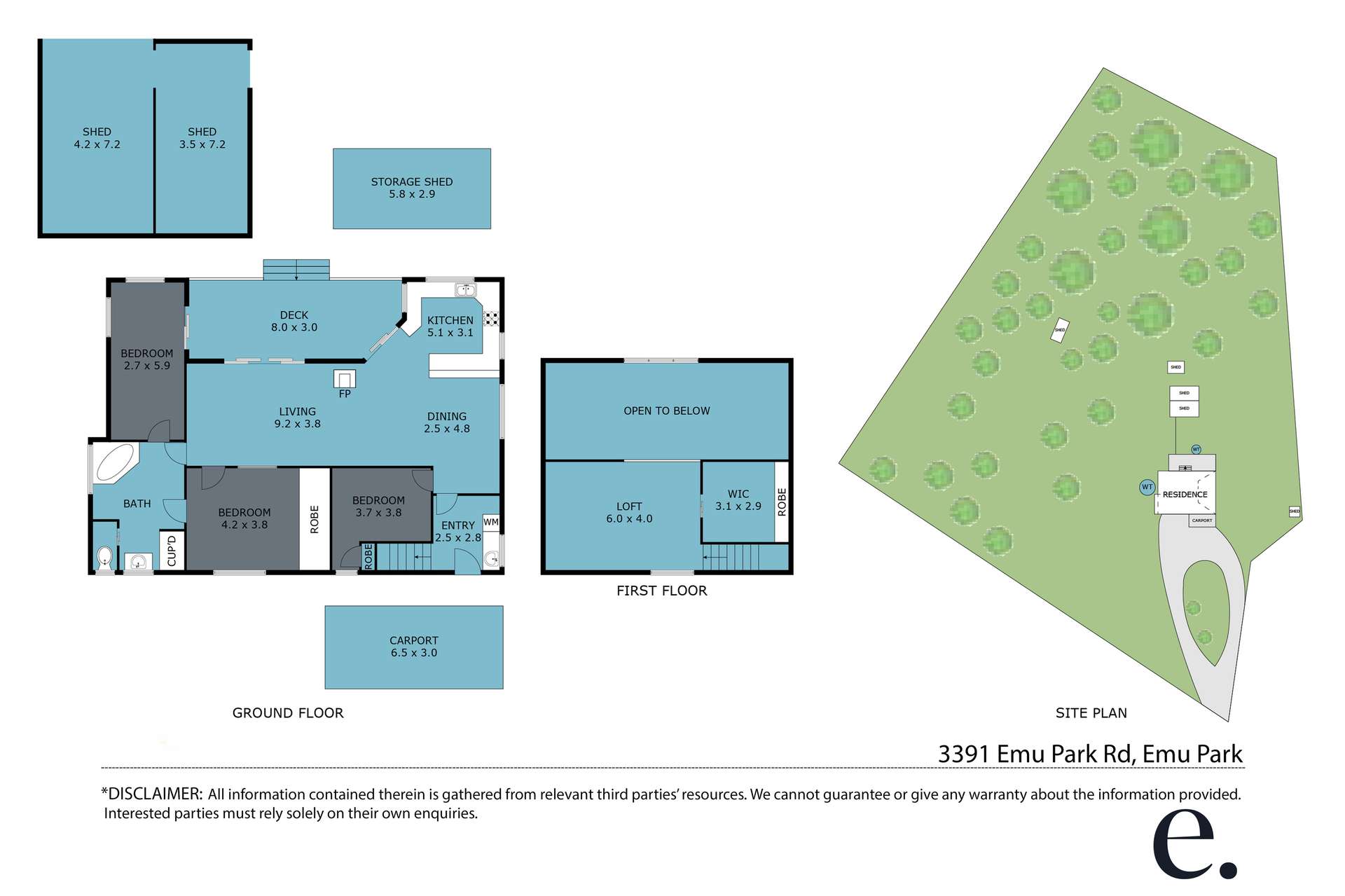 3391 Emu Park Road, Emu Park For Sale by Farmbuy.com - floorplan 1