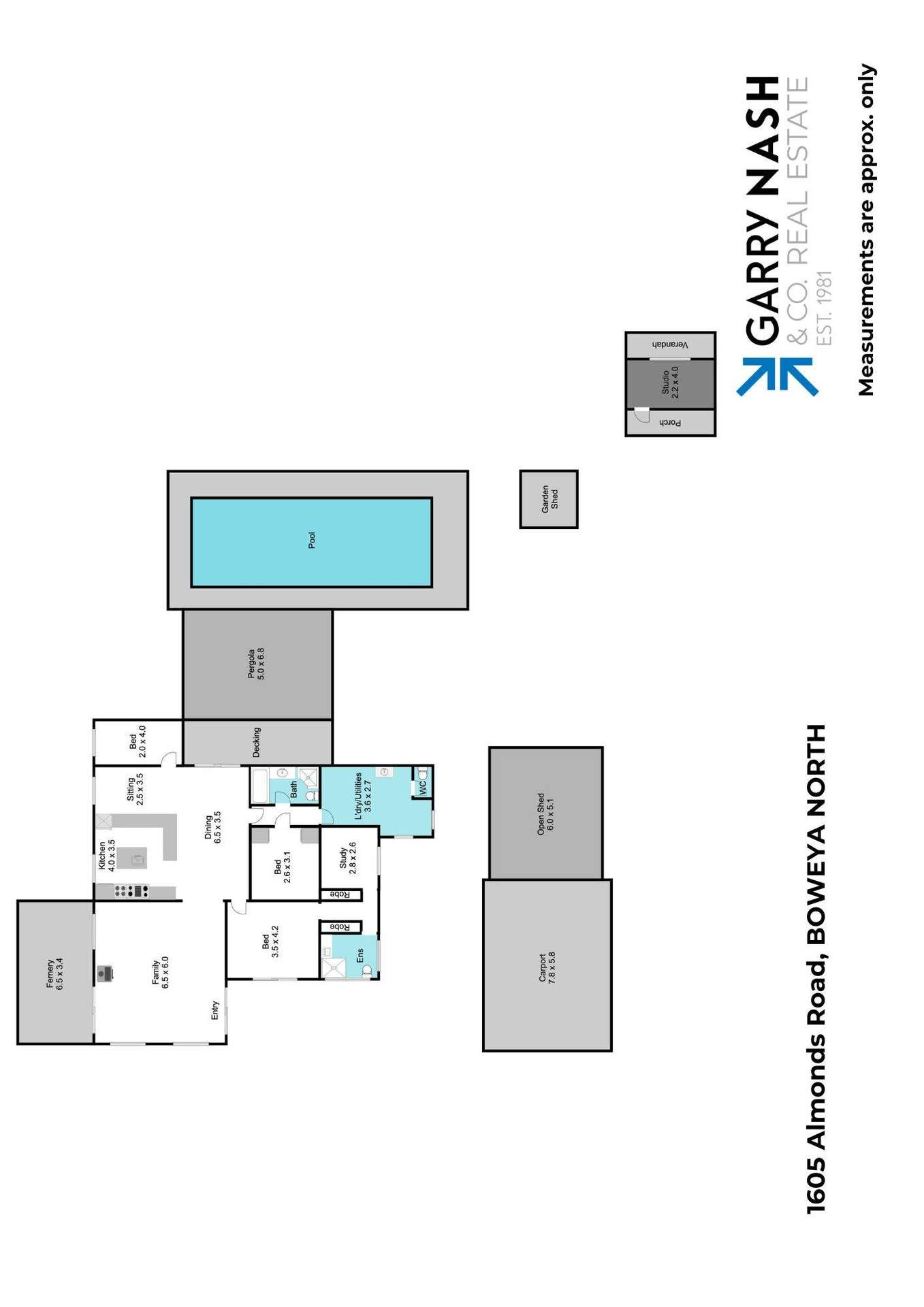 1605 Almonds Road, Boweya North For Sale by Farmbuy.com - floorplan 1