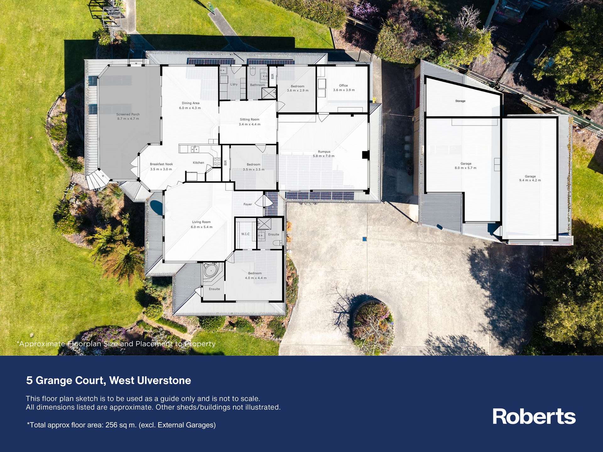 5 Grange Court, West Ulverstone For Sale by Farmbuy.com - floorplan 2