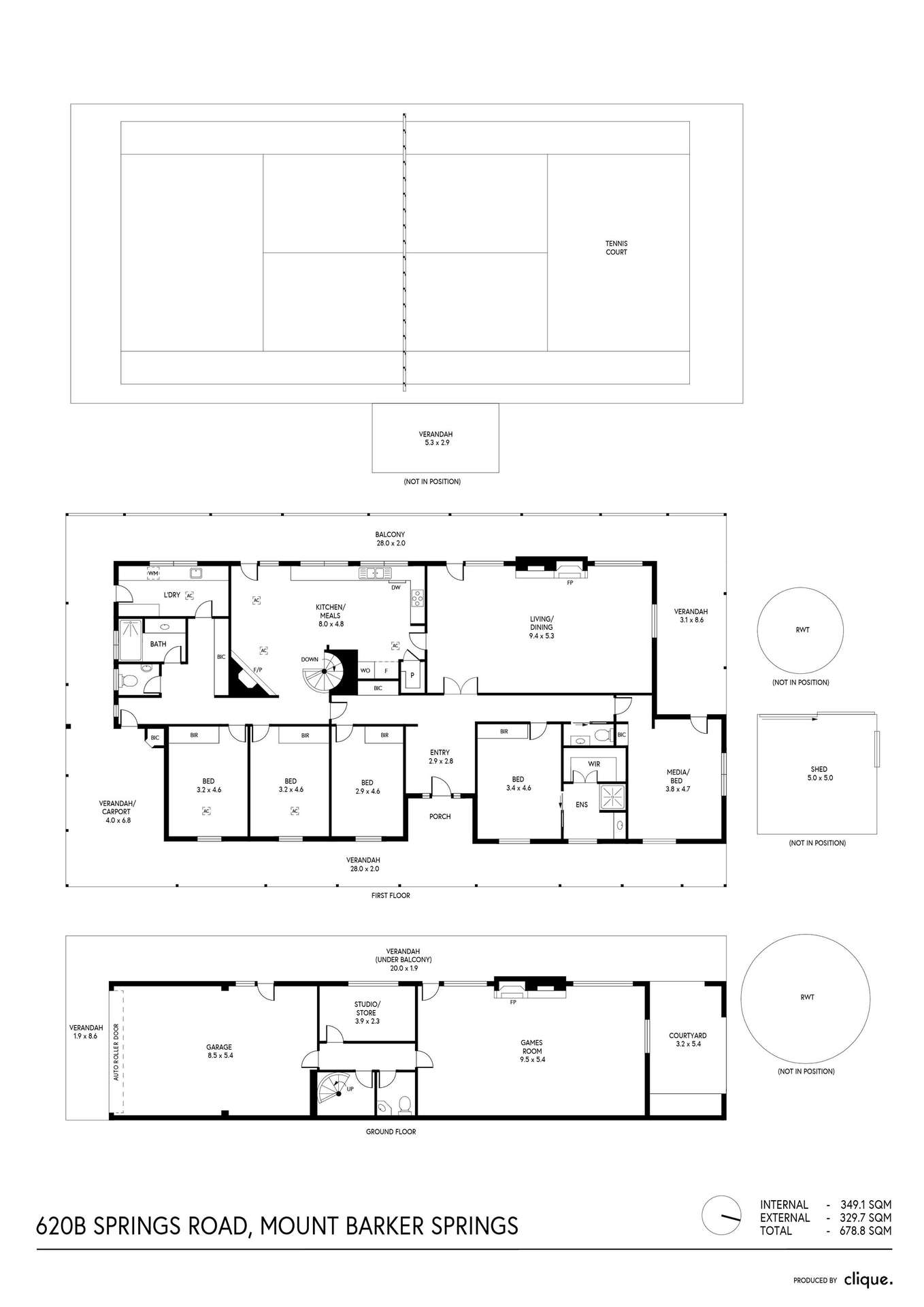 620B Springs Road, Mount Barker Springs Auction by Farmbuy.com - floorplan 1