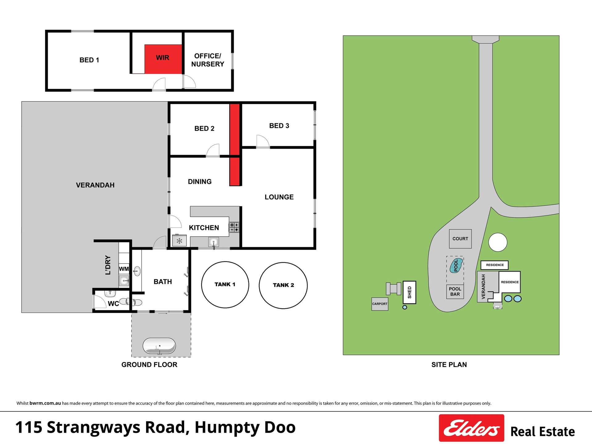115 Strangways Road, Humpty Doo For Sale by Farmbuy.com - floorplan 1