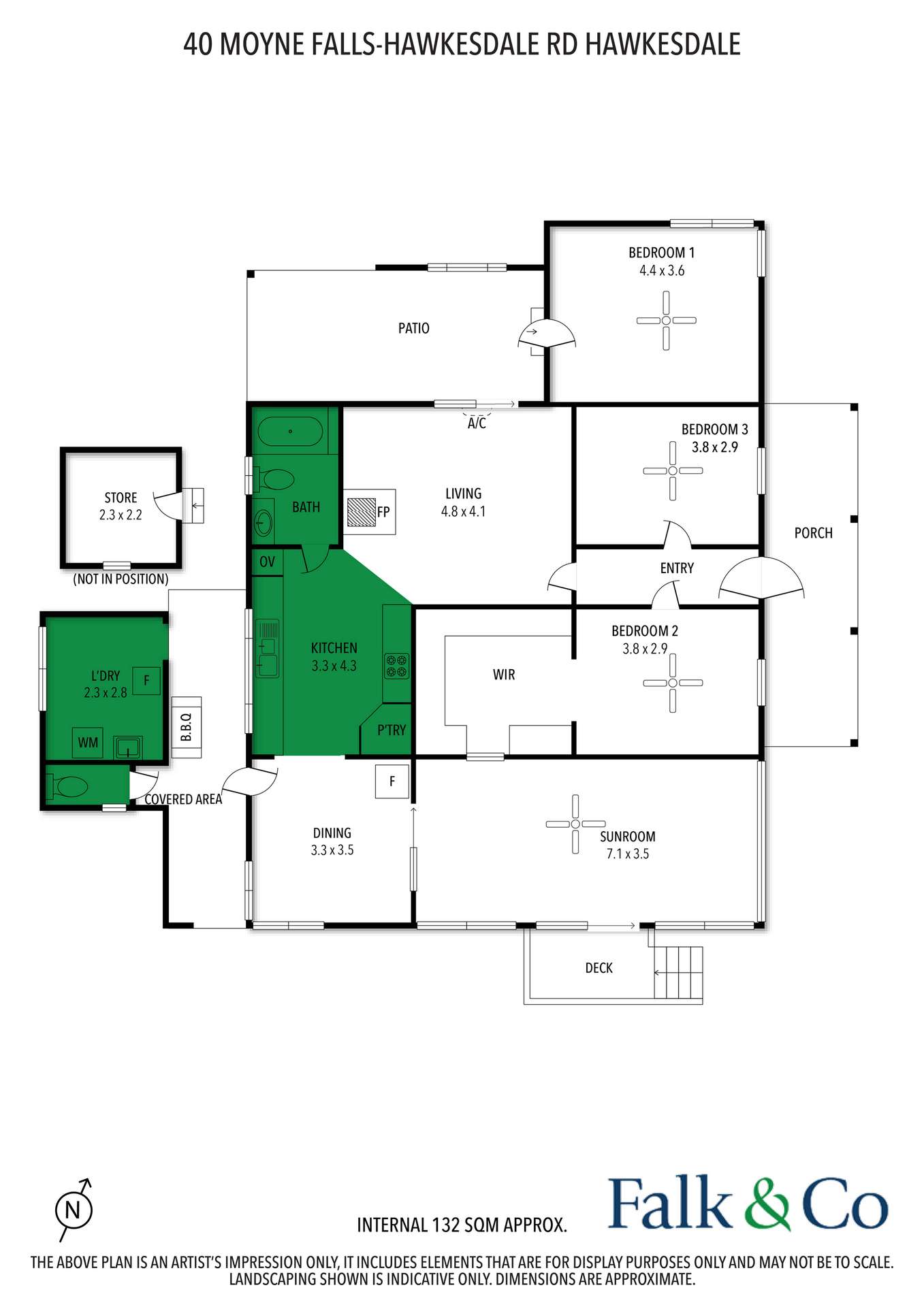 40 Moyne Falls-Hawkesdale Road, Hawkesdale For Sale by Farmbuy.com - floorplan 1