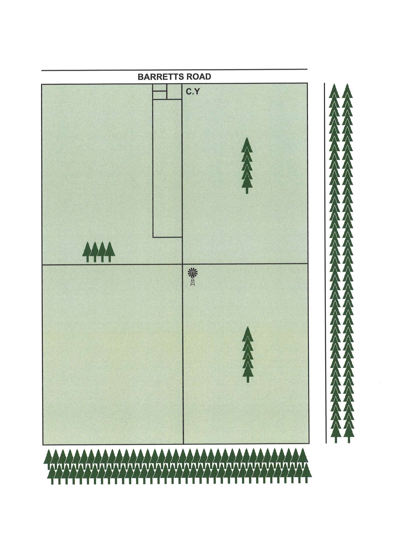 . Barretts Road, Naringal East For Sale by Farmbuy.com - floorplan 1