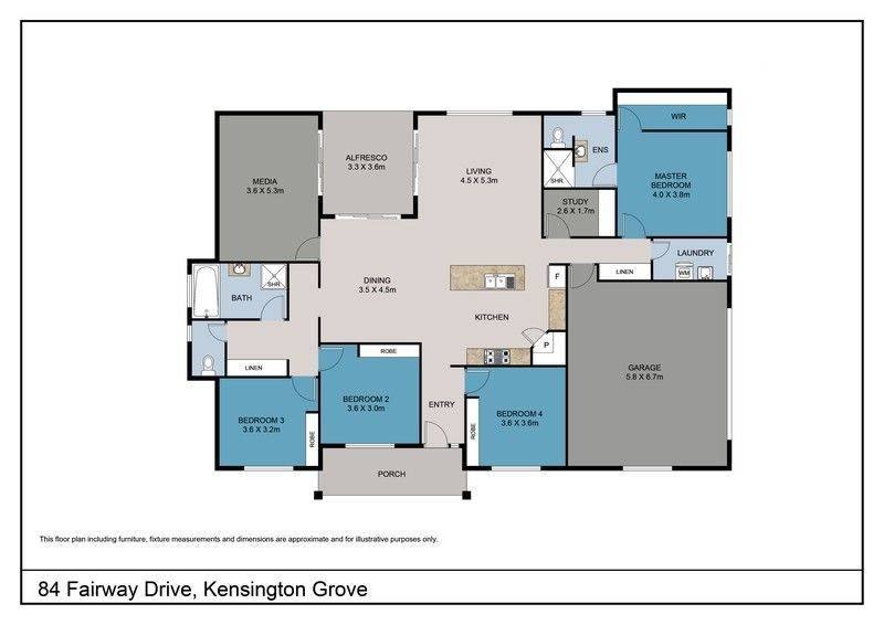 84 Fairway Drive, Kensington Grove For Sale by Farmbuy.com - floorplan 1