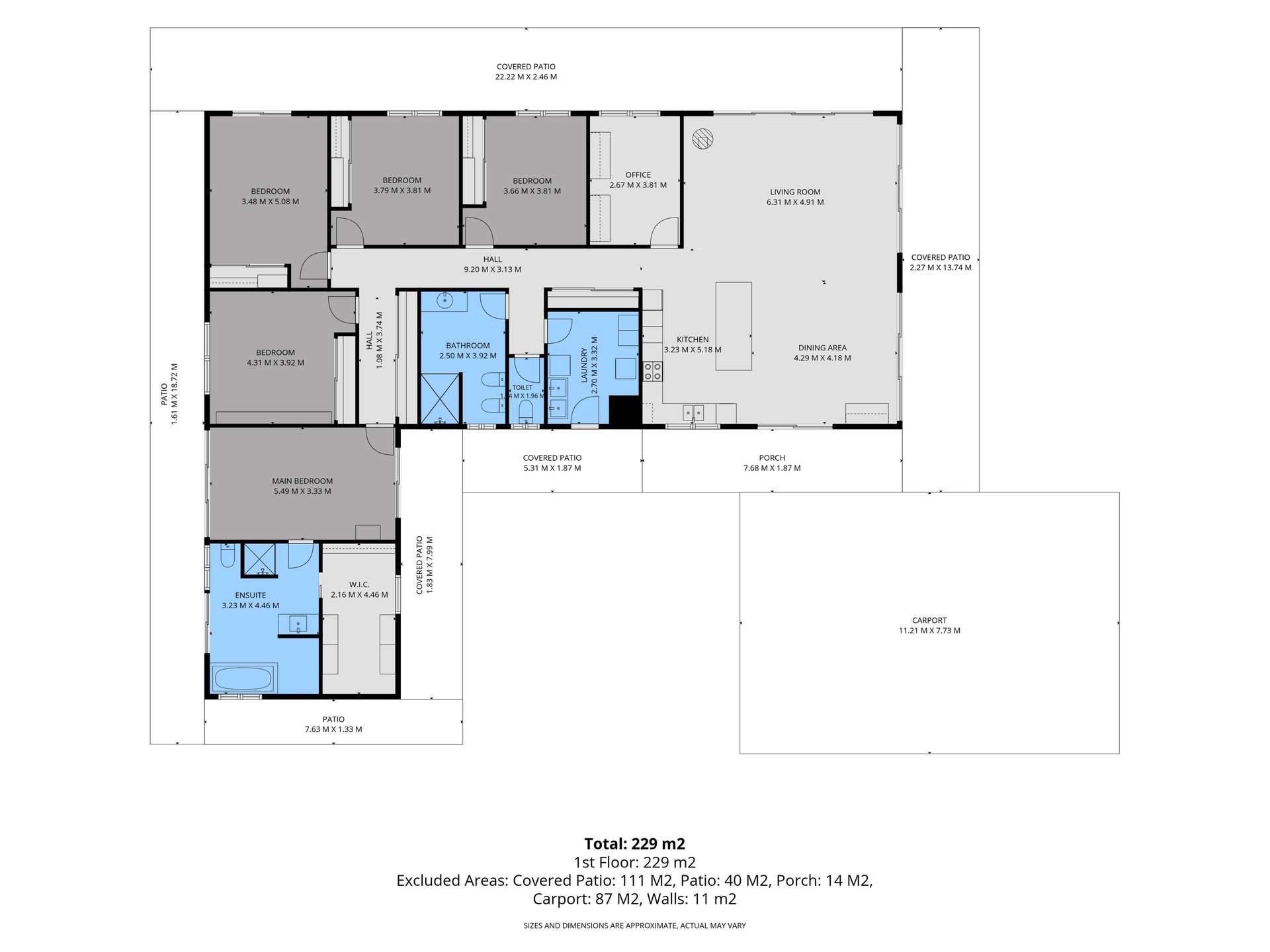 96 Germans Road, Cudgewa For Sale by Farmbuy.com - floorplan 1