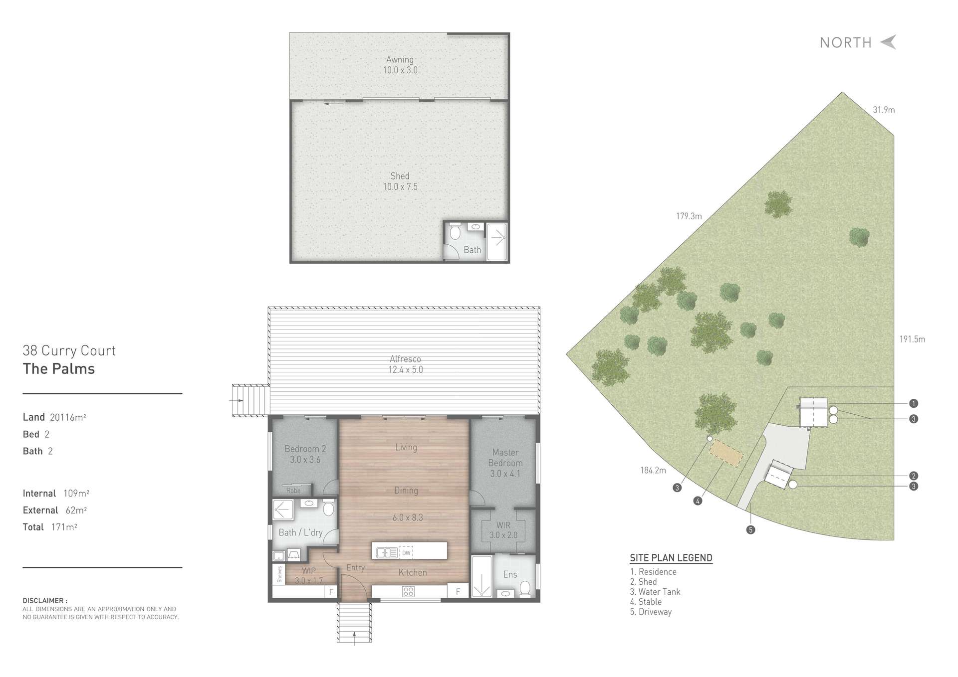 38 Curry Road, The Palms For Sale by Farmbuy.com - floorplan 1