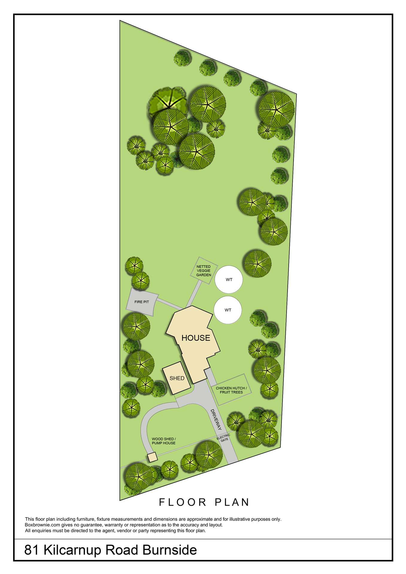 81 Kilcarnup Road, Burnside For Sale by Farmbuy.com - floorplan 2