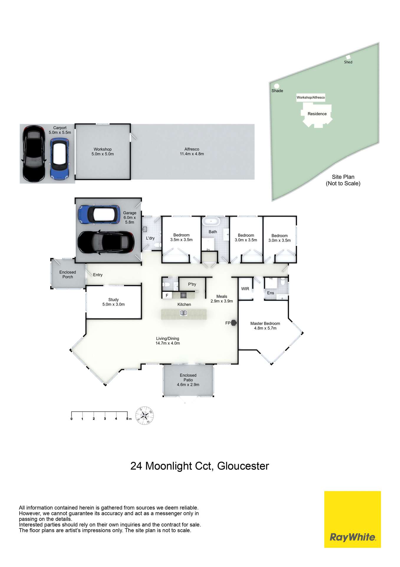 24 Moonlight Circuit, Gloucester For Sale by Farmbuy.com - floorplan 1