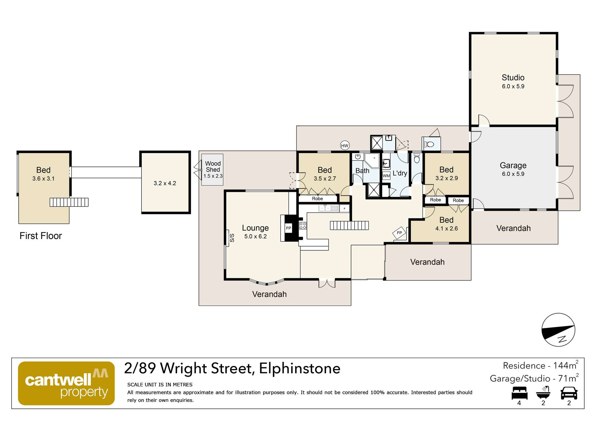 89-91 Wright Street, Elphinstone For Sale by Farmbuy.com - floorplan 1