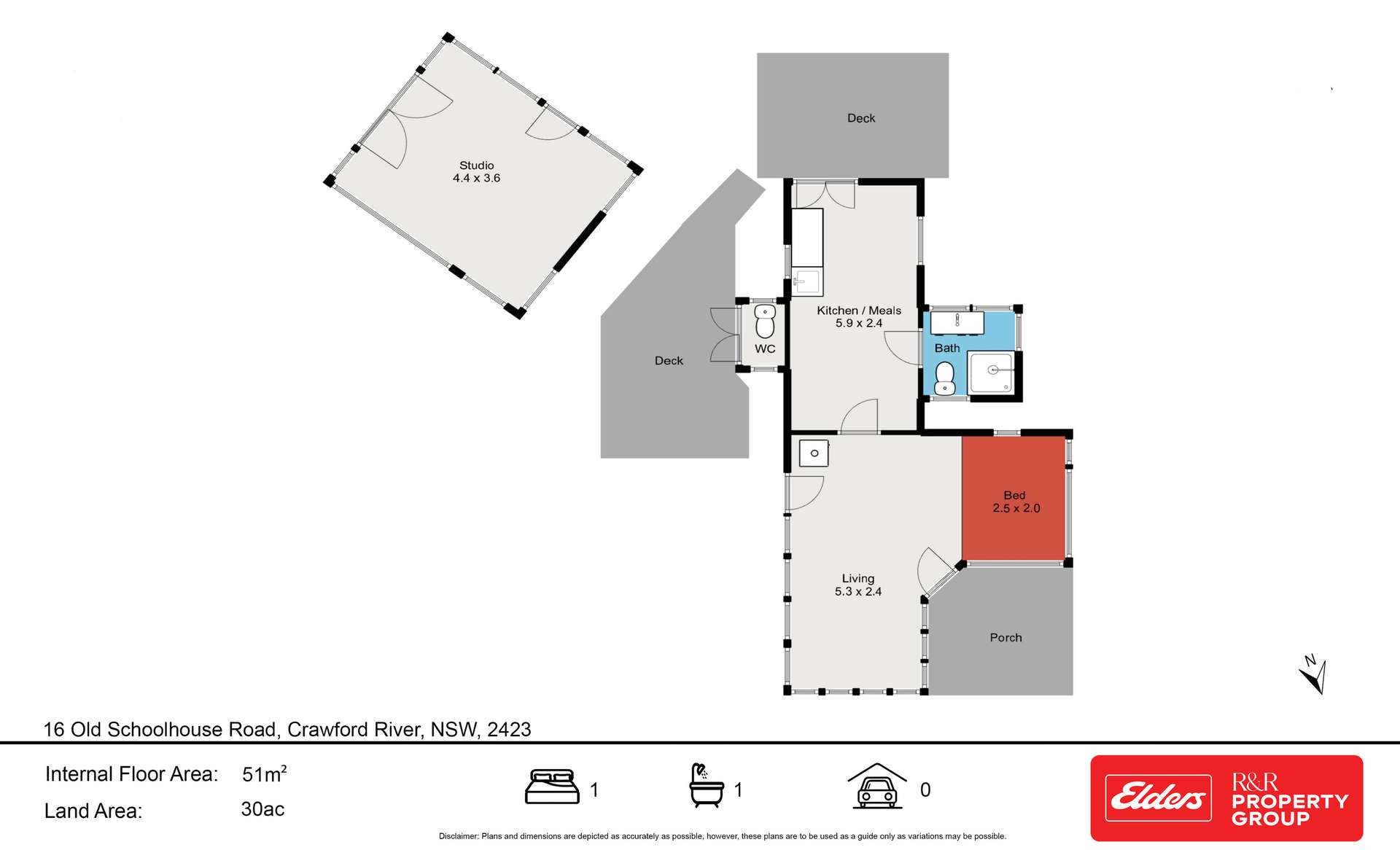 16 Old School House Road, Crawford River For Sale by Farmbuy.com - floorplan 1