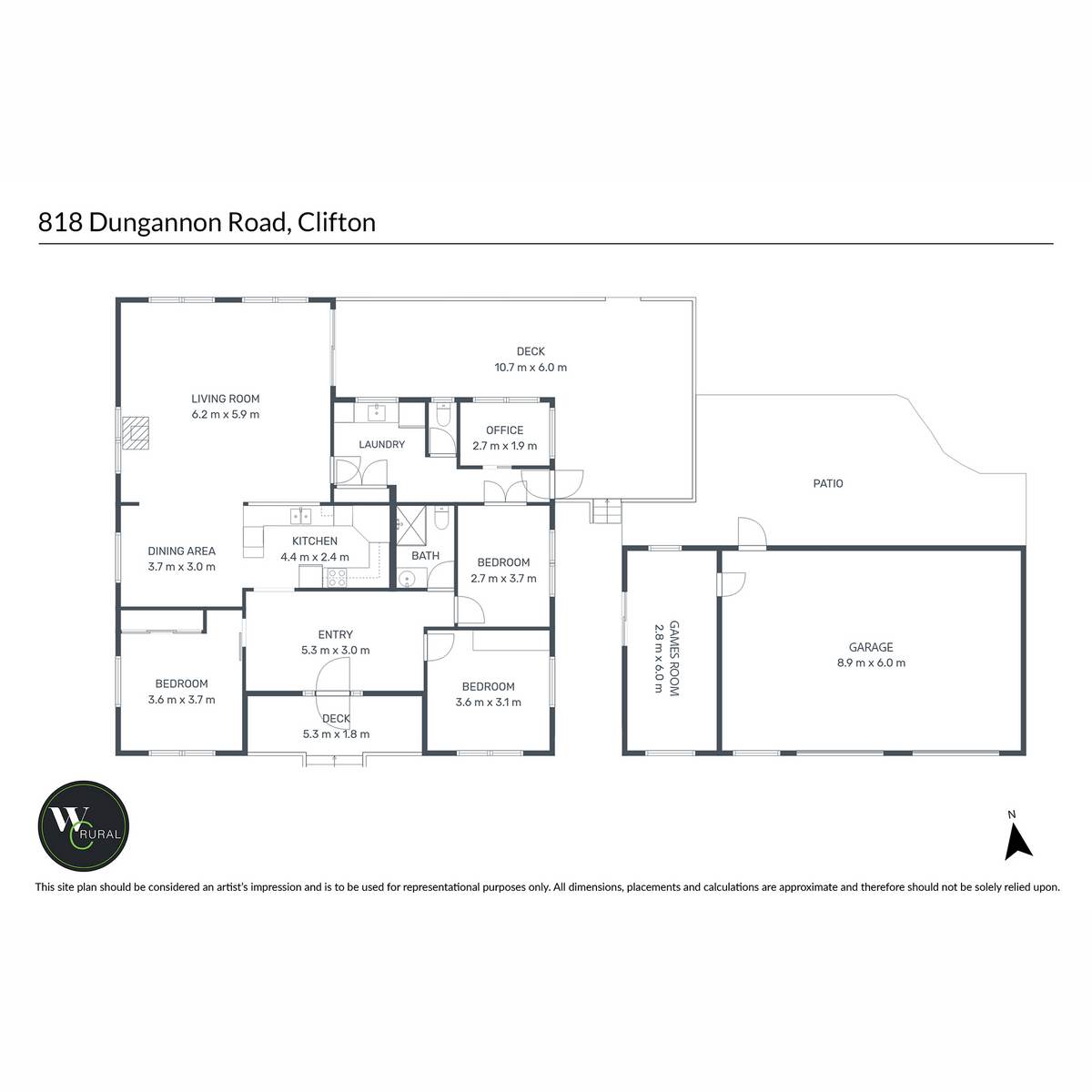 818 Dungannon Road, Clifton For Sale by Farmbuy.com - floorplan 1