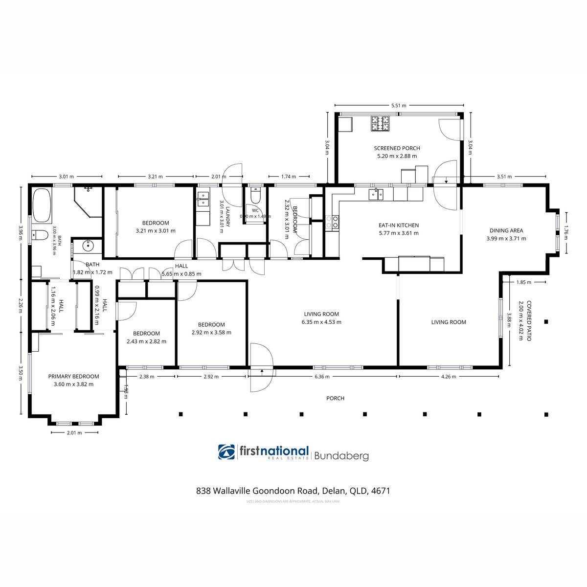 838 Wallaville Goondoon Road, Delan Auction by Farmbuy.com - floorplan 1