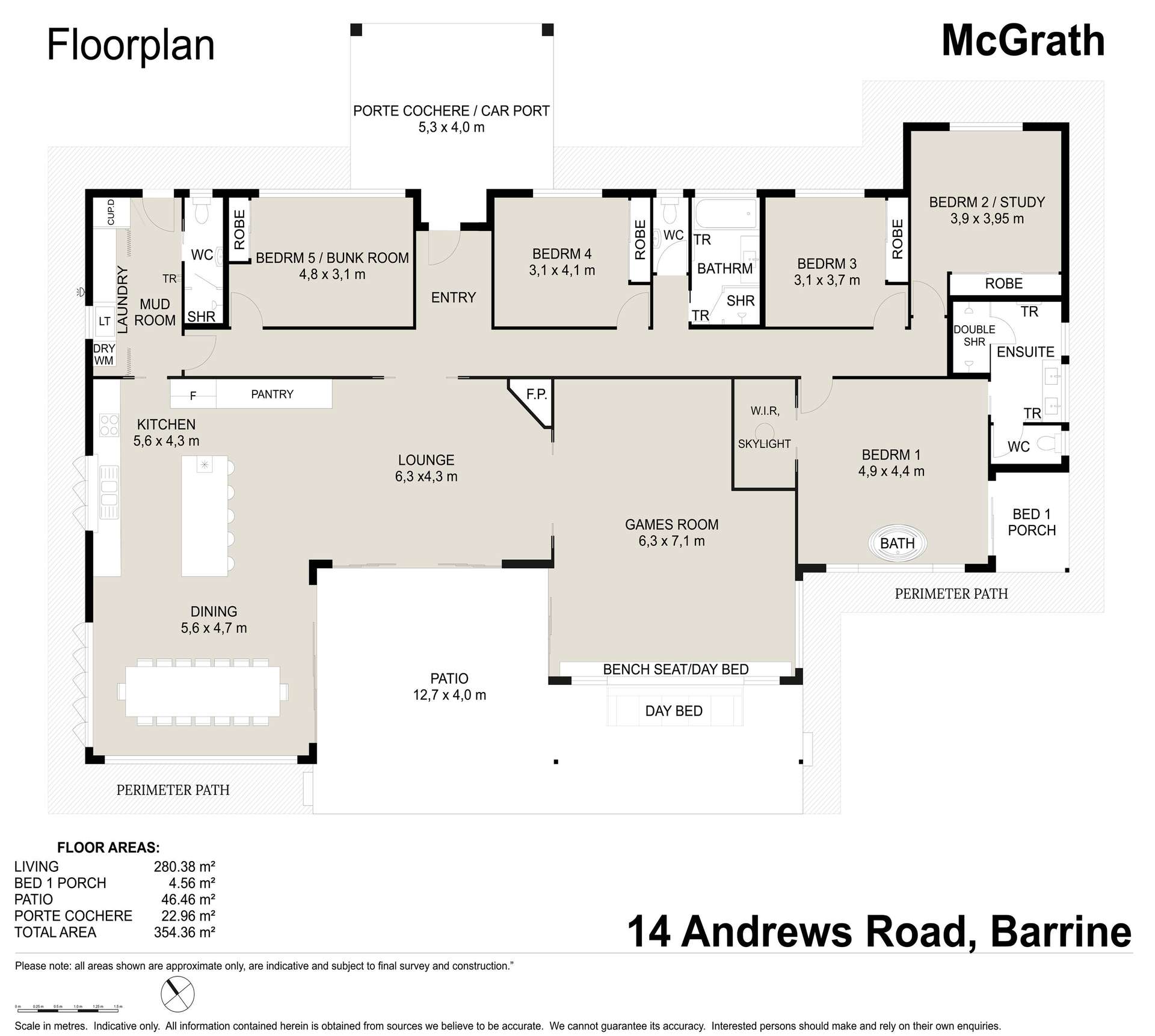 14 Andrews Road, Barrine For Sale by Farmbuy.com - floorplan 1