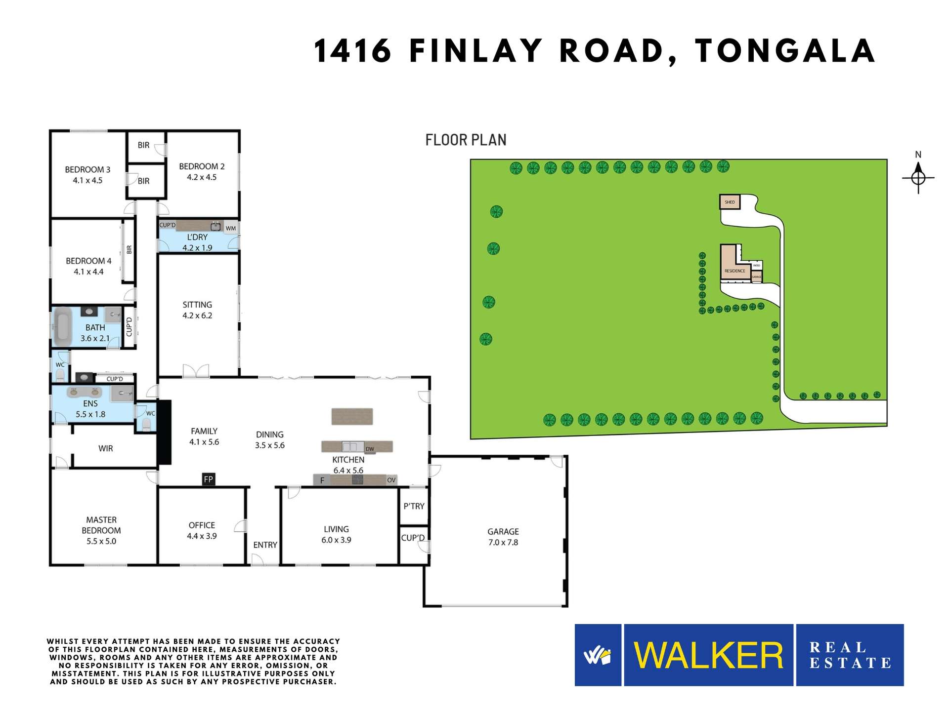 1416 Finlay Road, Tongala For Sale by Farmbuy.com - floorplan 1